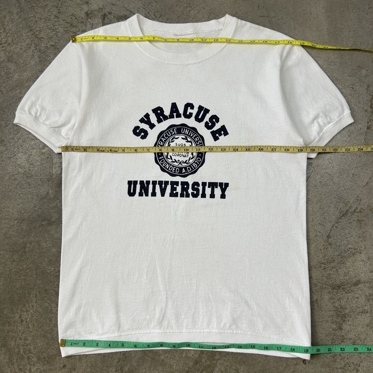 Vintage 60s Syracuse University Size US M / EU 48-50 / 2 - 10 Thumbnail