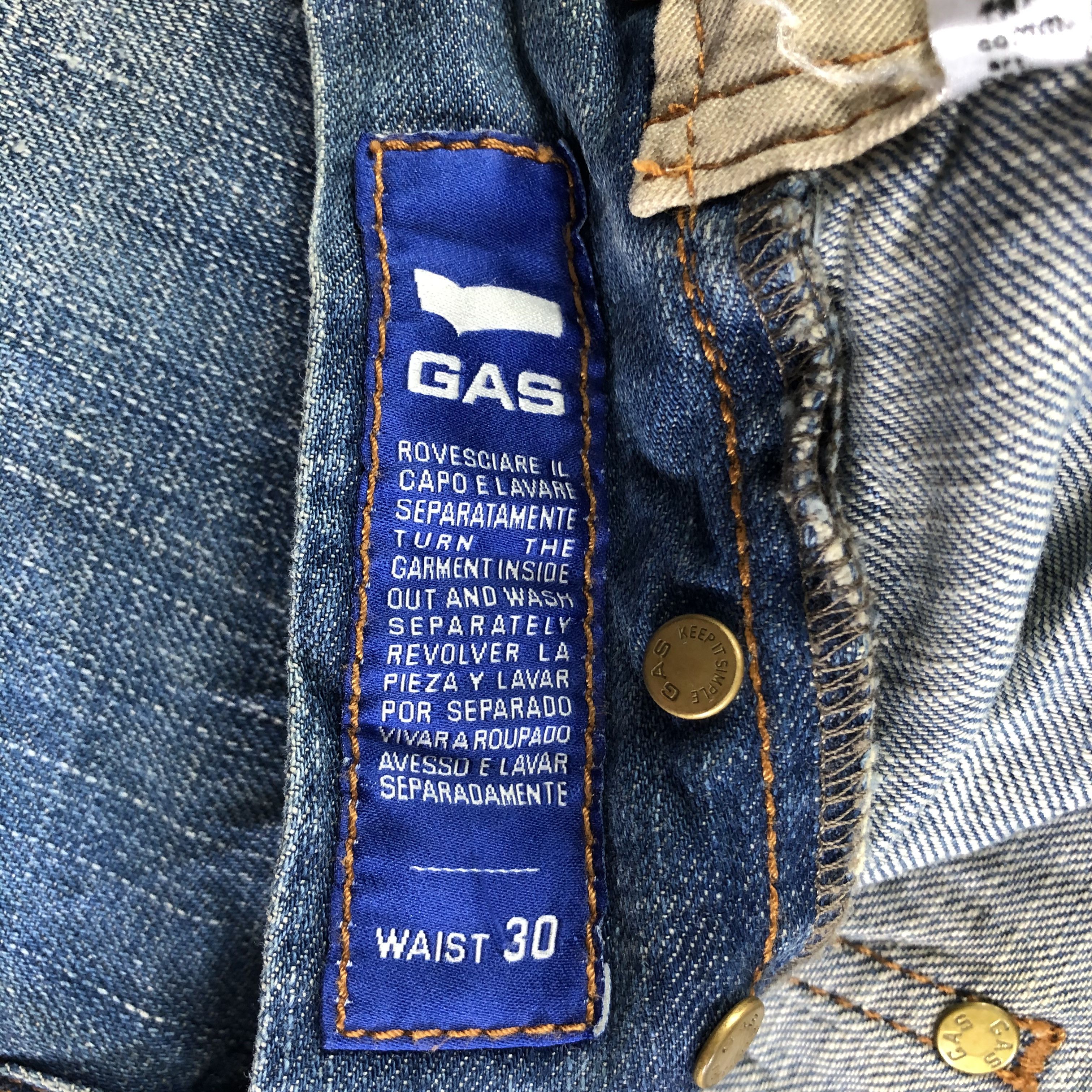 GAS Vintage Gas Jeans Baggy Denim KJ3117 Size US 30 / EU 46 - 10 Thumbnail