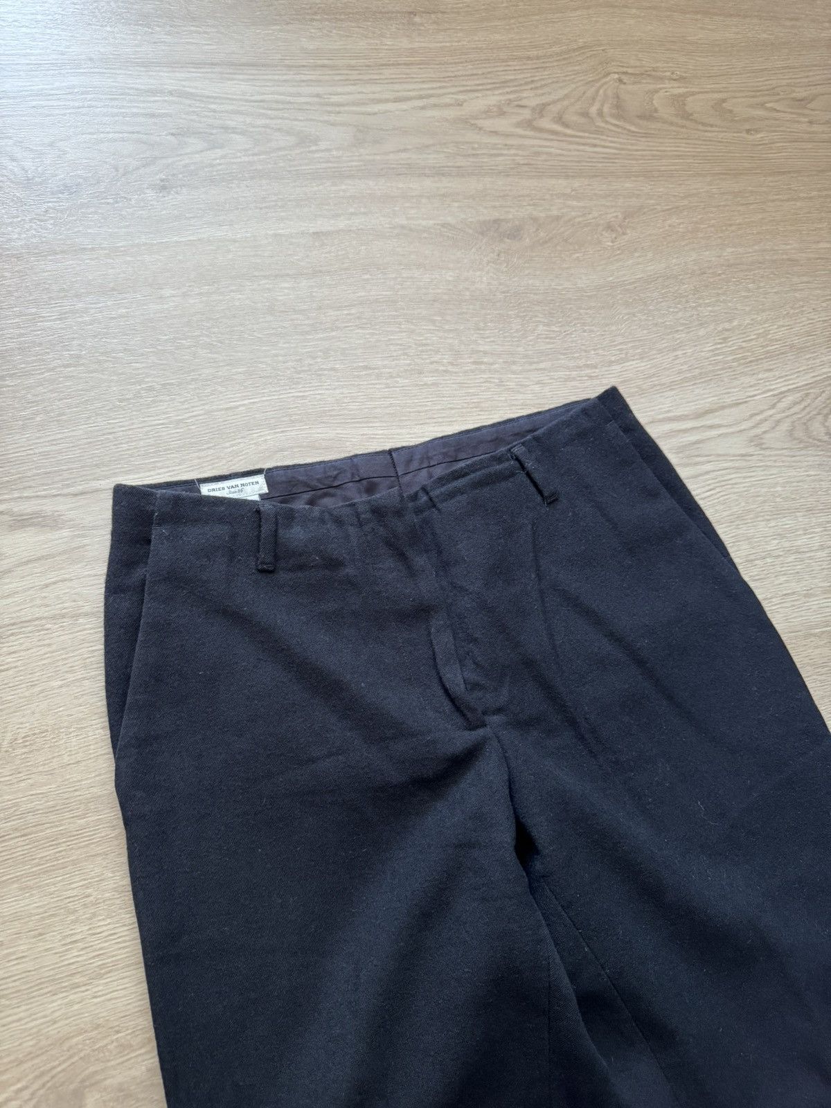 Dries Van Noten Vintage Dries Van Noten Women’s Black Designer Pants Size 25" / US 0 / IT 36 - 2 Thumbnail