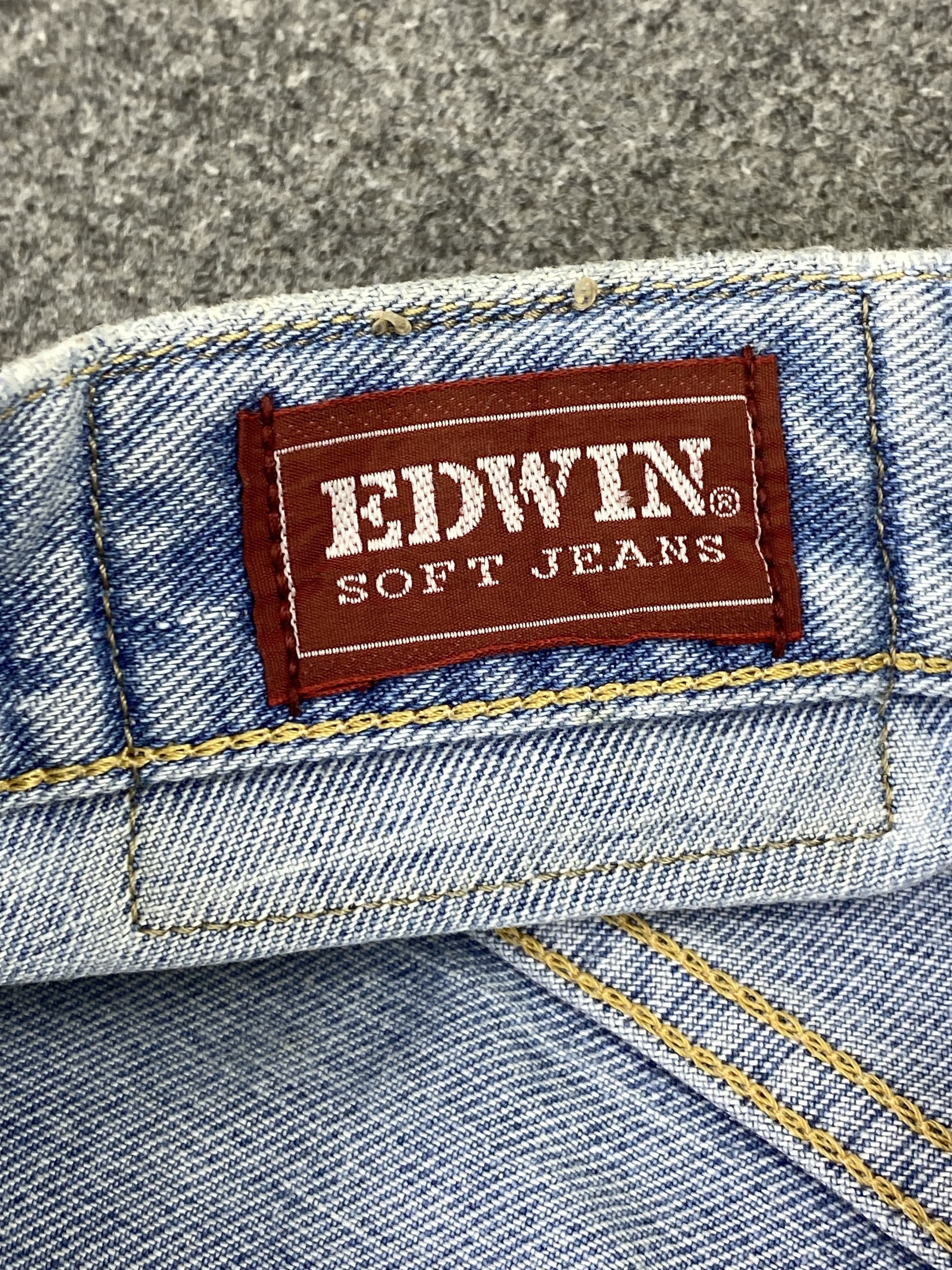 Edwin Vintage Edwin Soft Jeans Light Blue Denim DP2875 Size US 34 / EU 50 - 13 Thumbnail