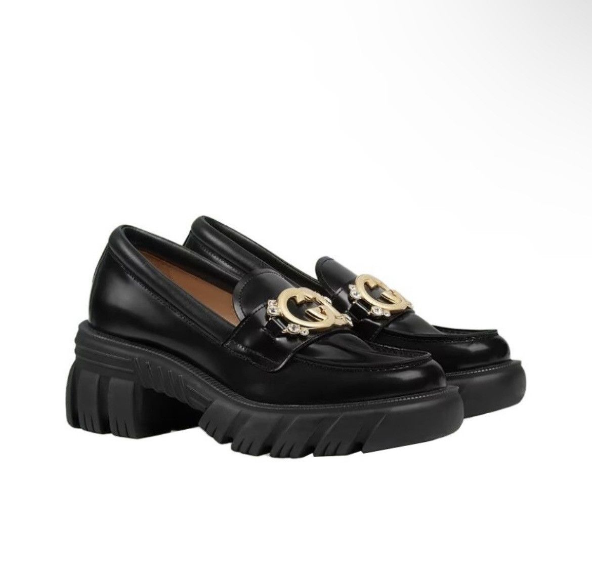 Gucci Gucci Lug Sole Interlocking G Loafer Size 41 Size US 11 / IT 41 - 3 Thumbnail
