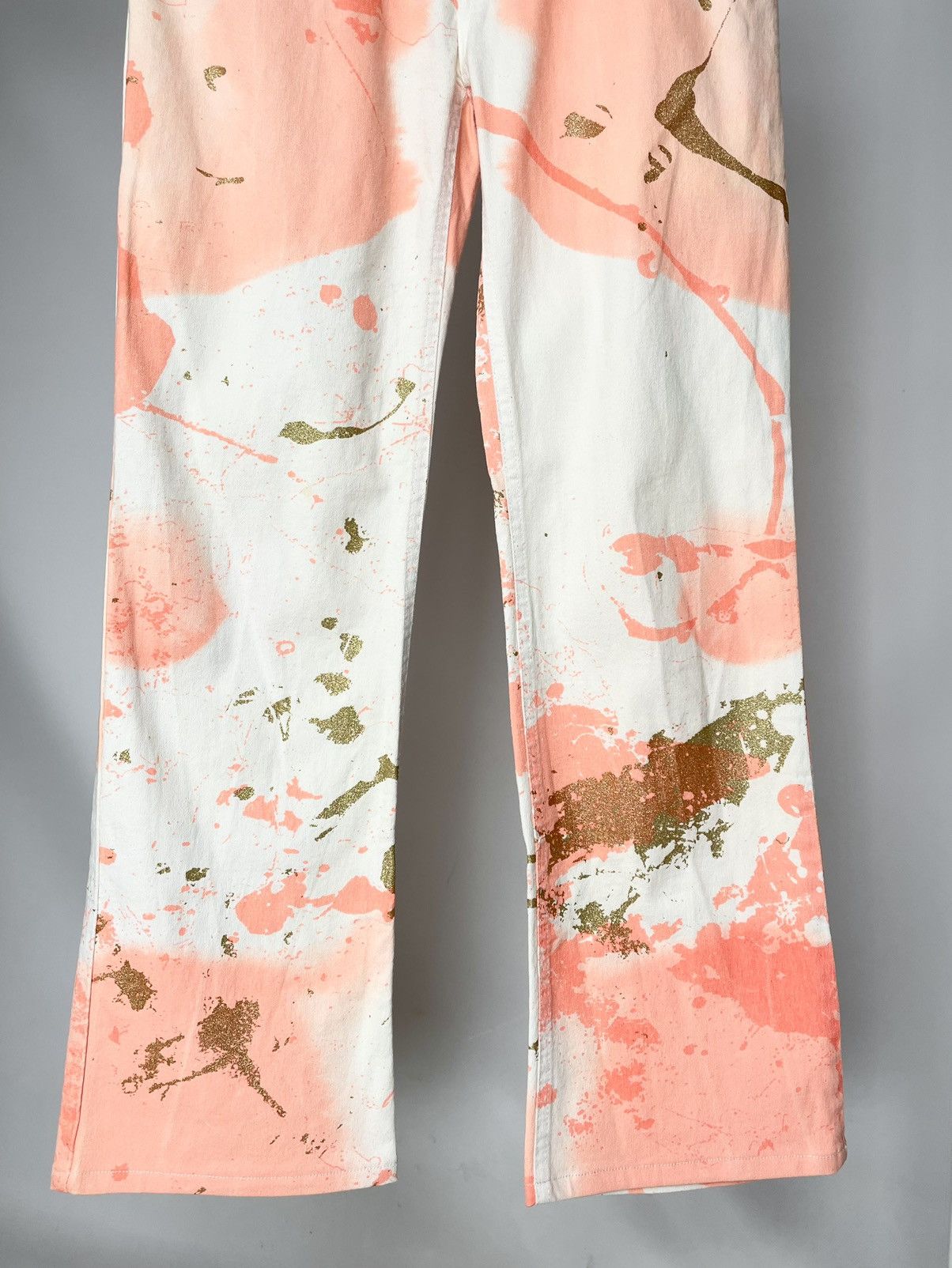 Roberto Cavalli Roberto Cavalli Vintage Paint Graphic White Jeans Just Pants Size US 32 / EU 48 - 2 Thumbnail