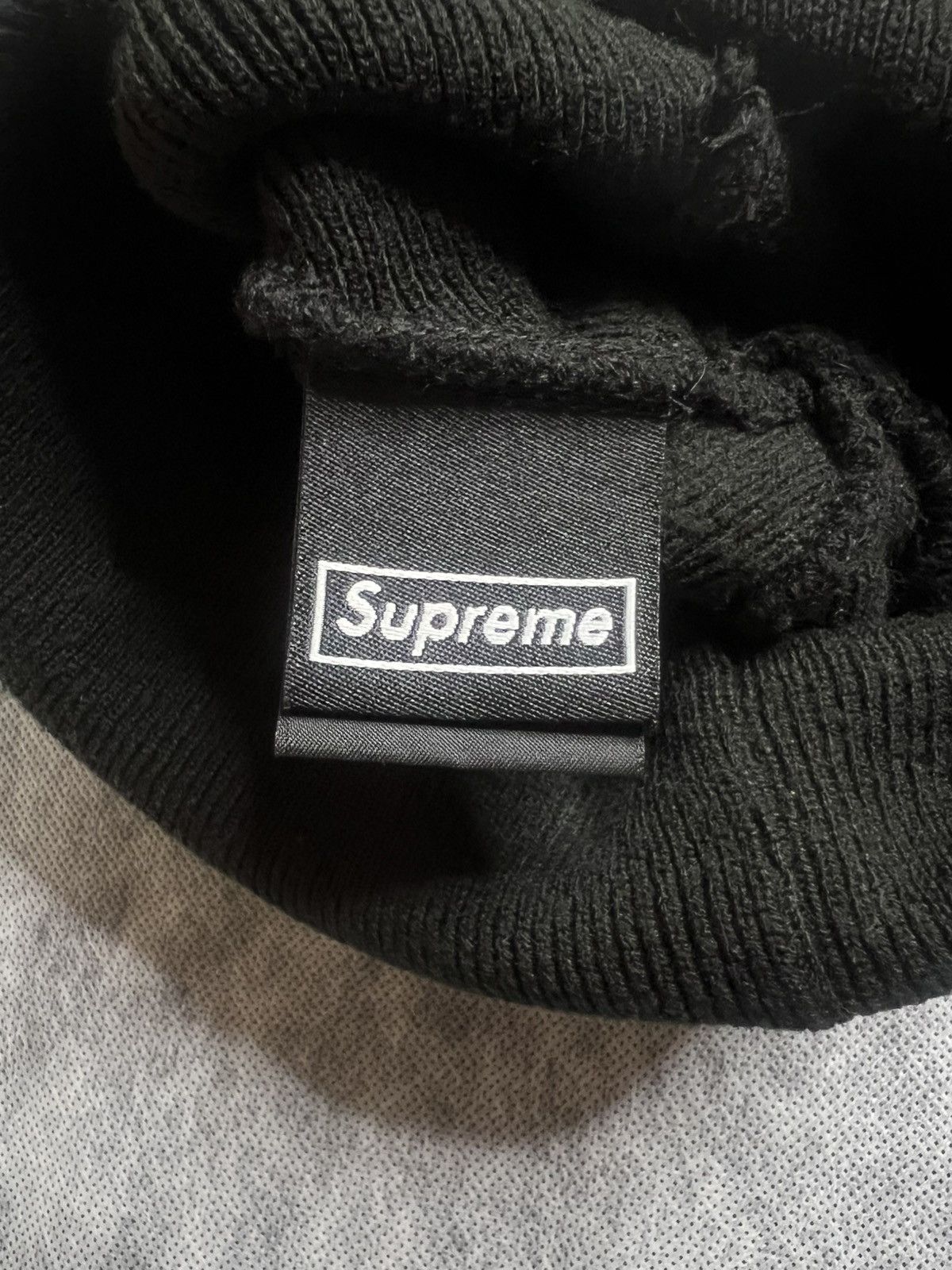 New Era × Supreme Supreme x New Era Multi Arc Beanie Hat Black Size ONE SIZE - 8 Thumbnail
