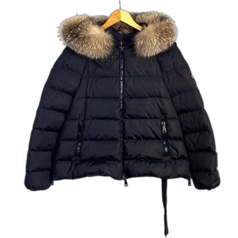 Moncler moncler black down jacket with fur Size US L / EU 52-54 / 3 - 1 Thumbnail