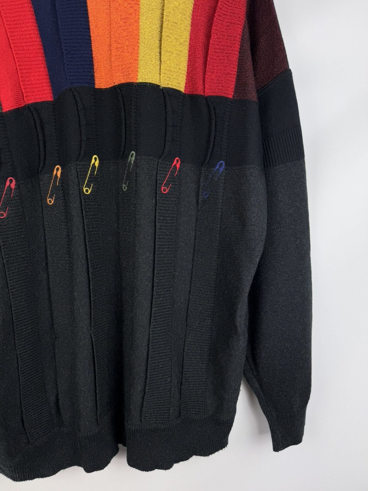 Carlo Colucci × Vintage Carlo Colucci Men’s 3D Knit Cotton / Wool Sweater Pullover Size US XL / EU 56 / 4 - 6 Thumbnail