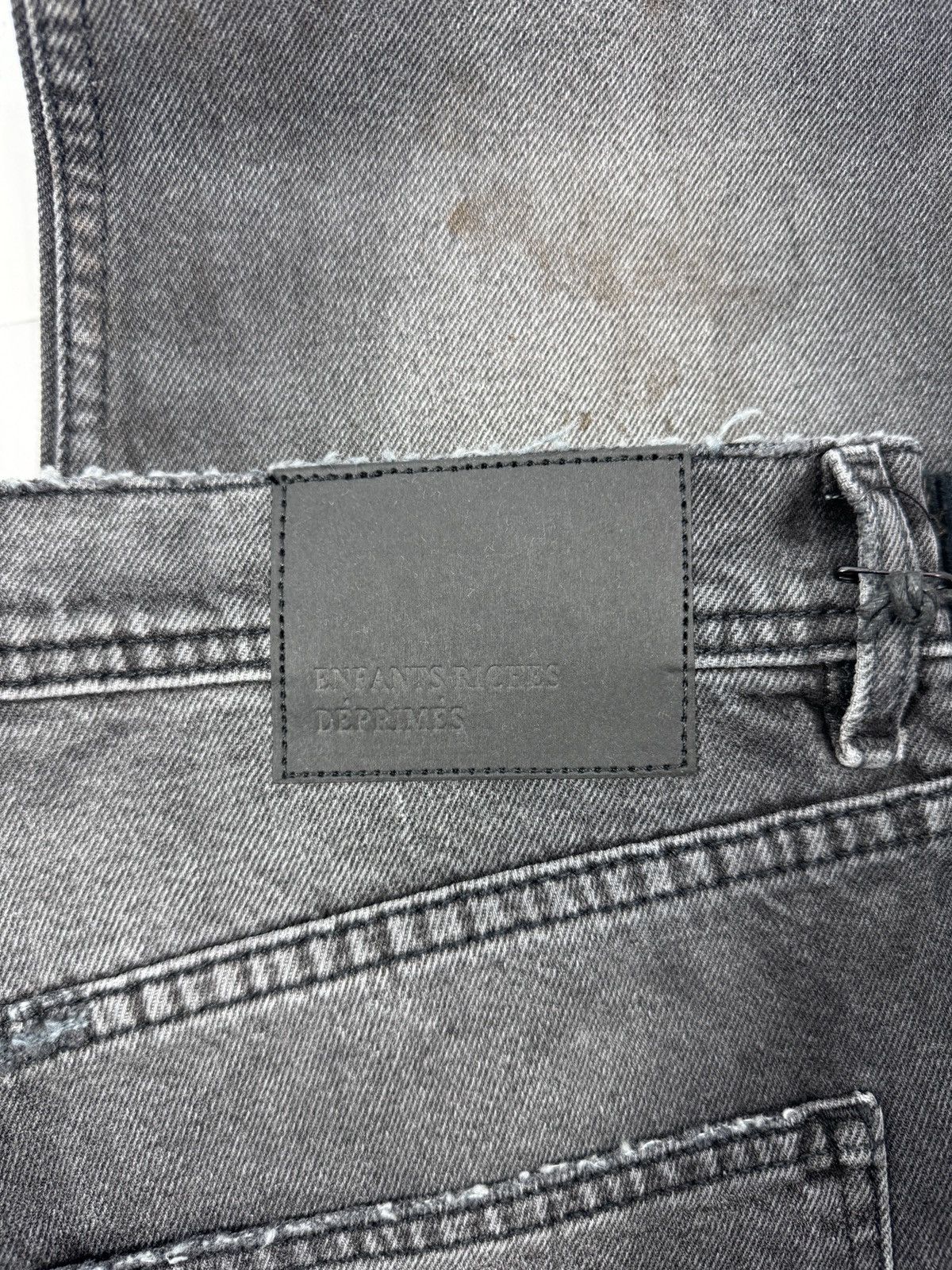 Enfants Riches Deprimes PATCH WORK SLIM FLARED DISTRESSED JEANS Size US 34 / EU 50 - 3 Thumbnail