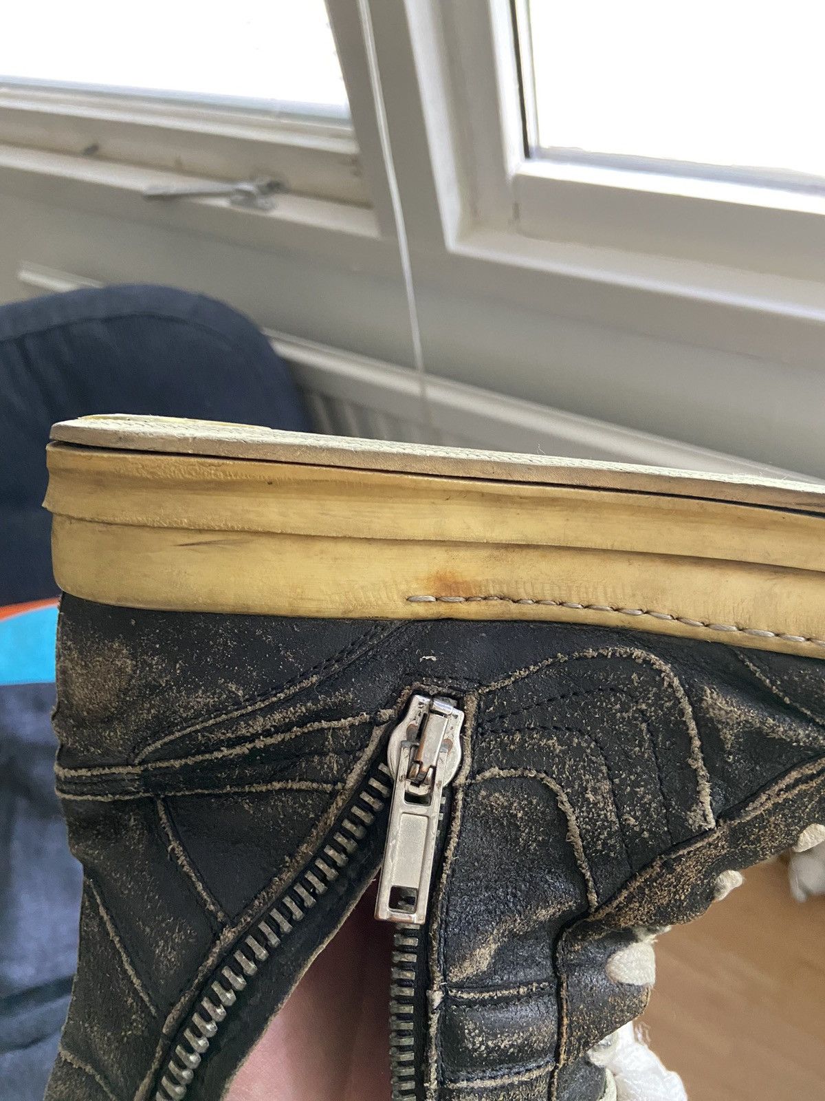 Rick Owens Rick Owens - Dunk’s blistered leather Size US 9.5 / EU 42-43 - 19 Thumbnail