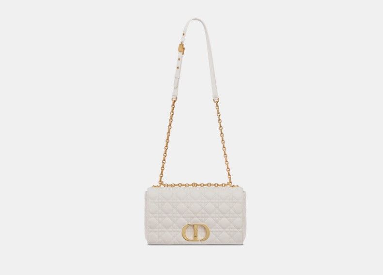 Dior o1w1db10325 Size: OS / M9243U Large Caro Bag in White Size ONE SIZE - 4 Thumbnail
