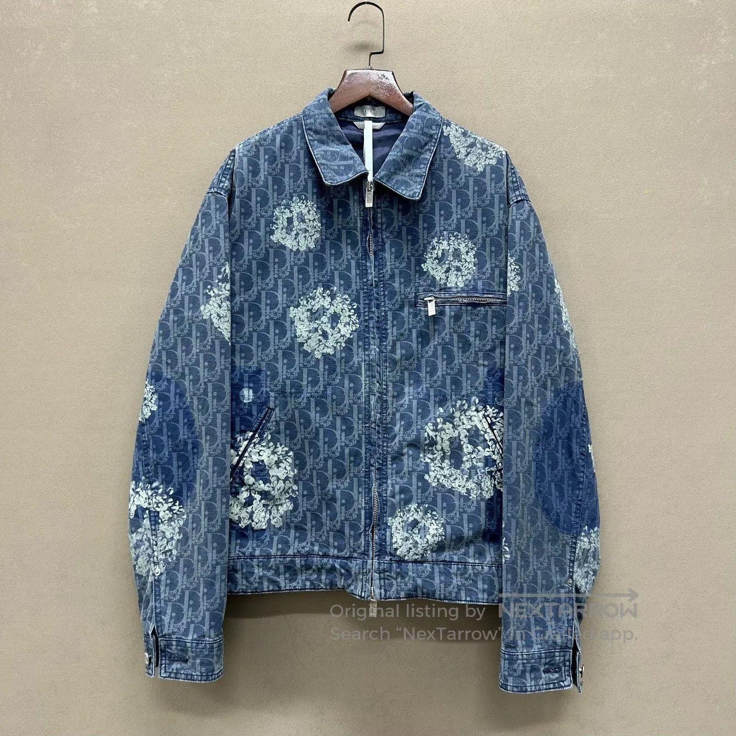 Dior dior cotton logo printed denim jacket. Size US L / EU 52-54 / 3 - 1 Thumbnail