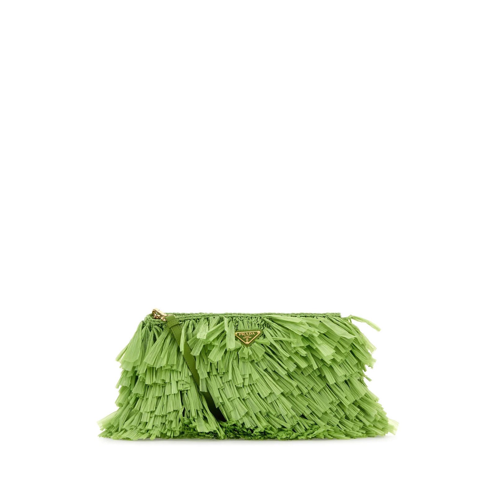 Prada PRADA Green Crochet Clutch Bag New/Authentic Size ONE SIZE - 1 Thumbnail