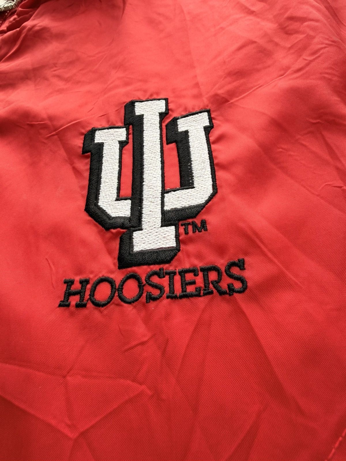 Starter Starter red Indiana Hoosiers windbreaker jacket Size US XL / EU 56 / 4 - 4 Thumbnail