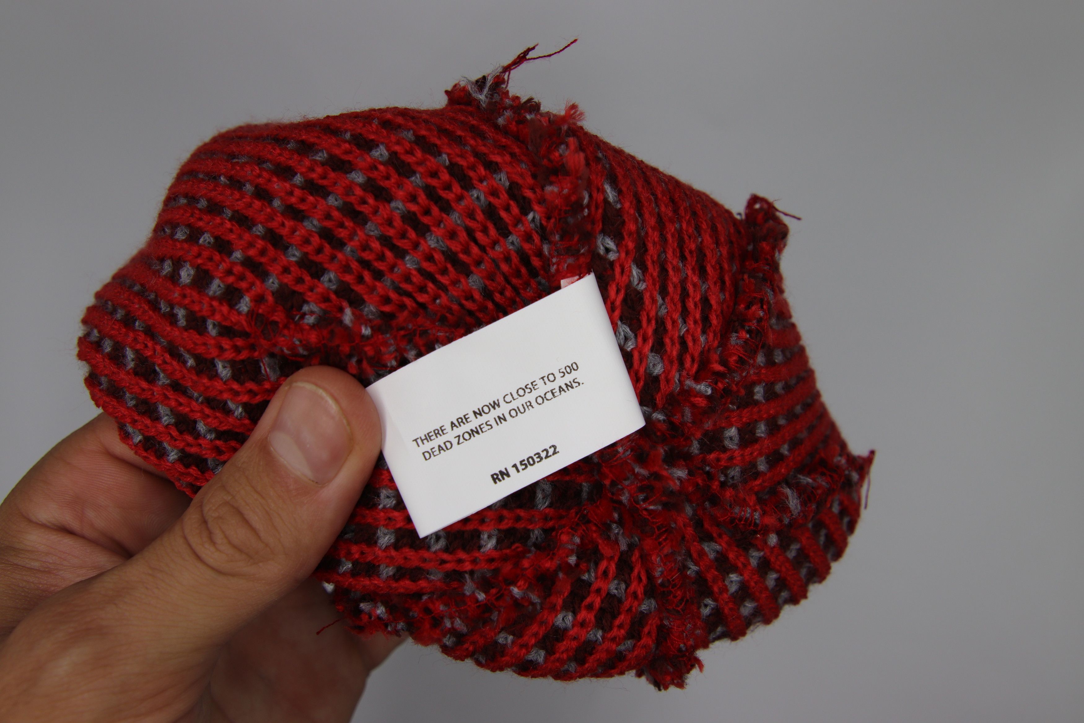 Noah Noah Tri-Color Core Logo Beanie Red Size ONE SIZE - 4 Thumbnail