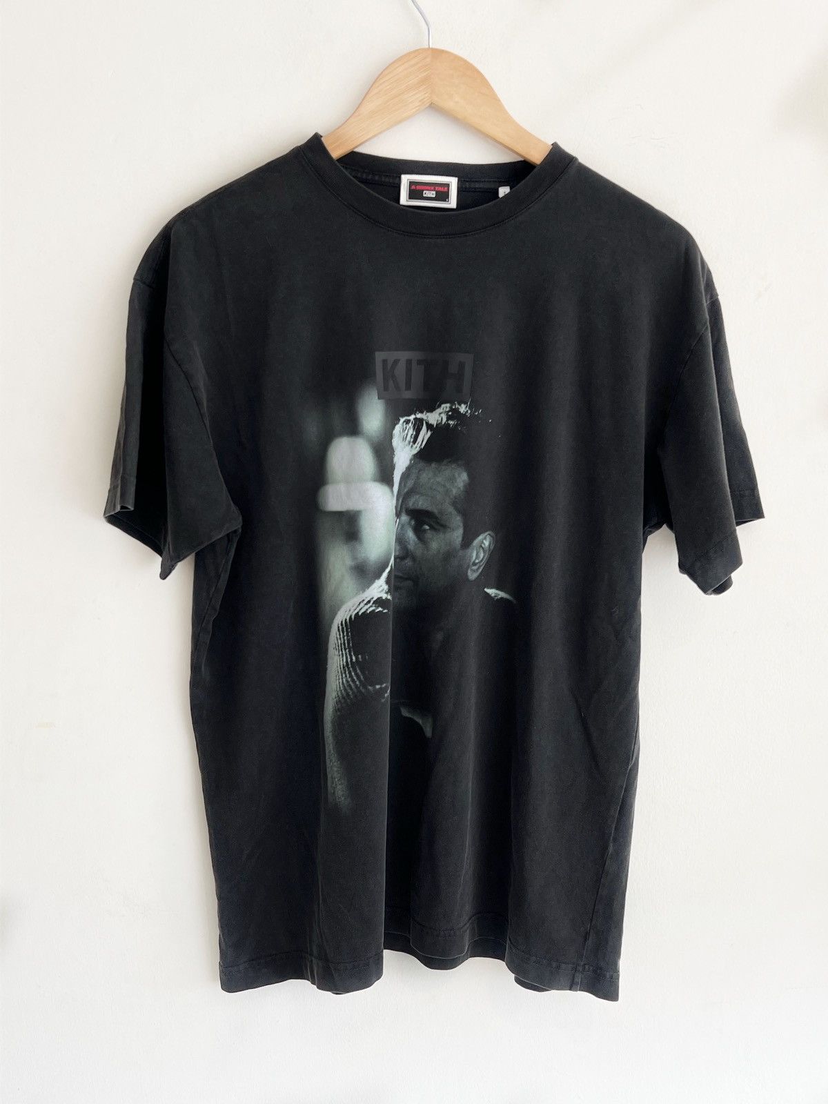 image of Kith X A Bronx Tale Lorenzo Anello Vintage Tee in Black, Men's (Size Small)