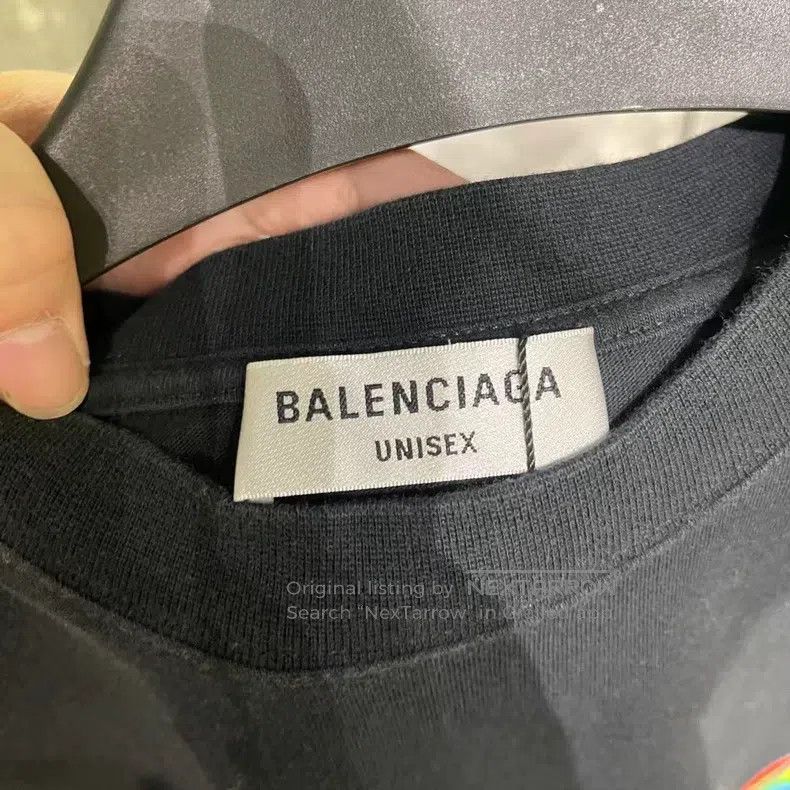 Balenciaga Balenciaga Colorful lettering myself short sleeve T-shirt Size US XS / EU 42 / 0 - 3 Thumbnail