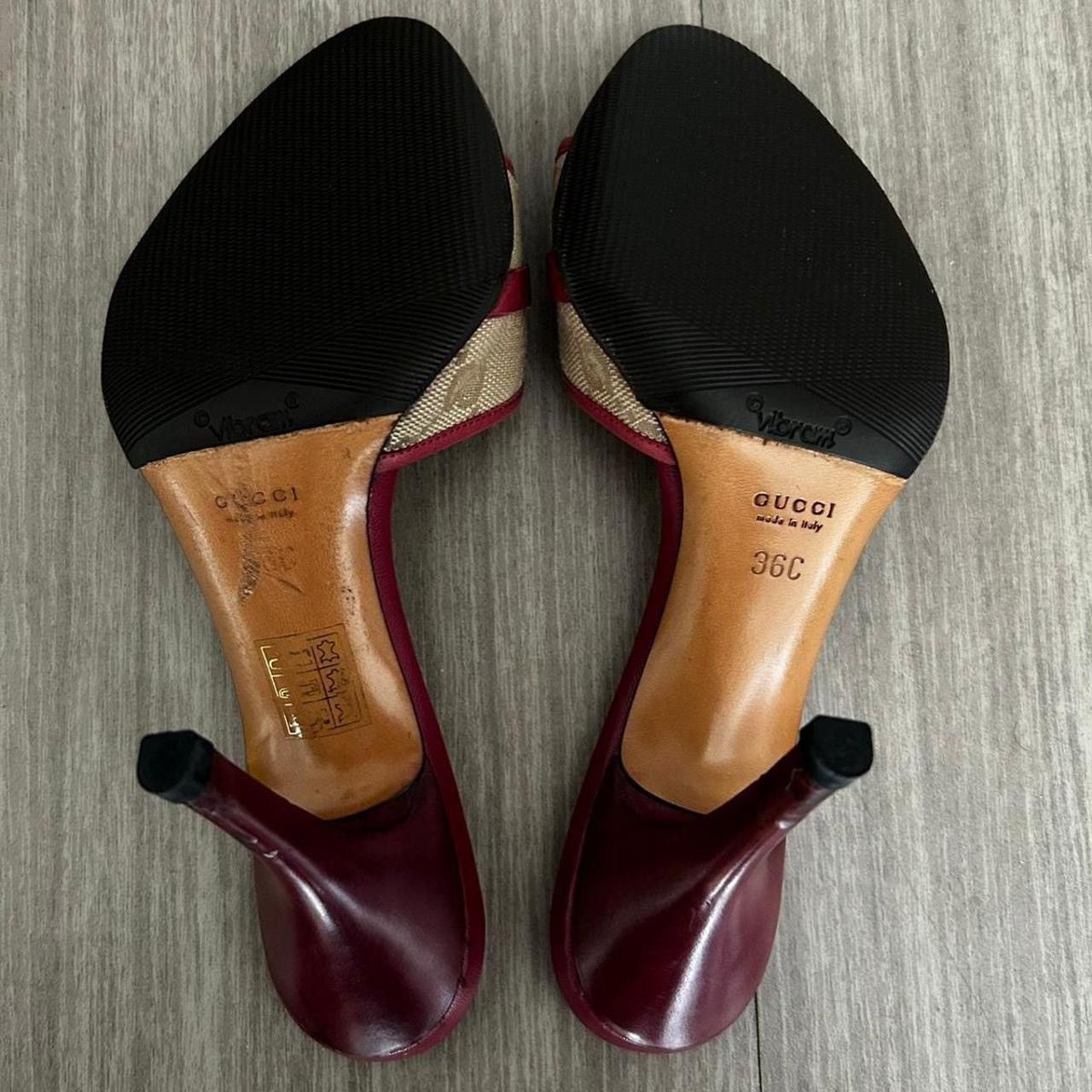 Gucci Archives : monogramed GUCCI mules vintage y2k 2000s Size US 5 / IT 35 - 6 Thumbnail