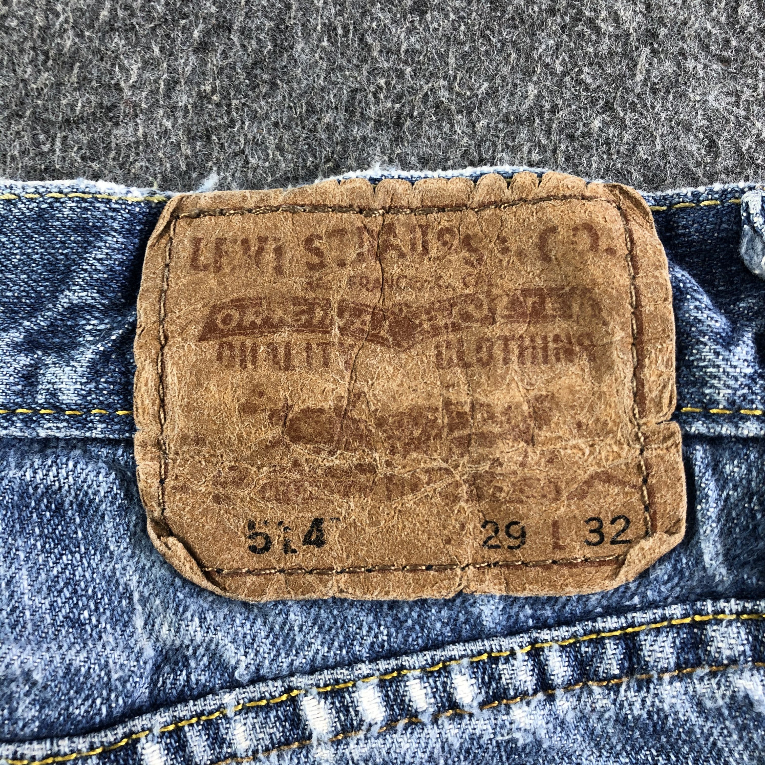 Levi's Vintage Blue Wash Levis 514 Jeans-J3146 Size US 31 - 5 Thumbnail