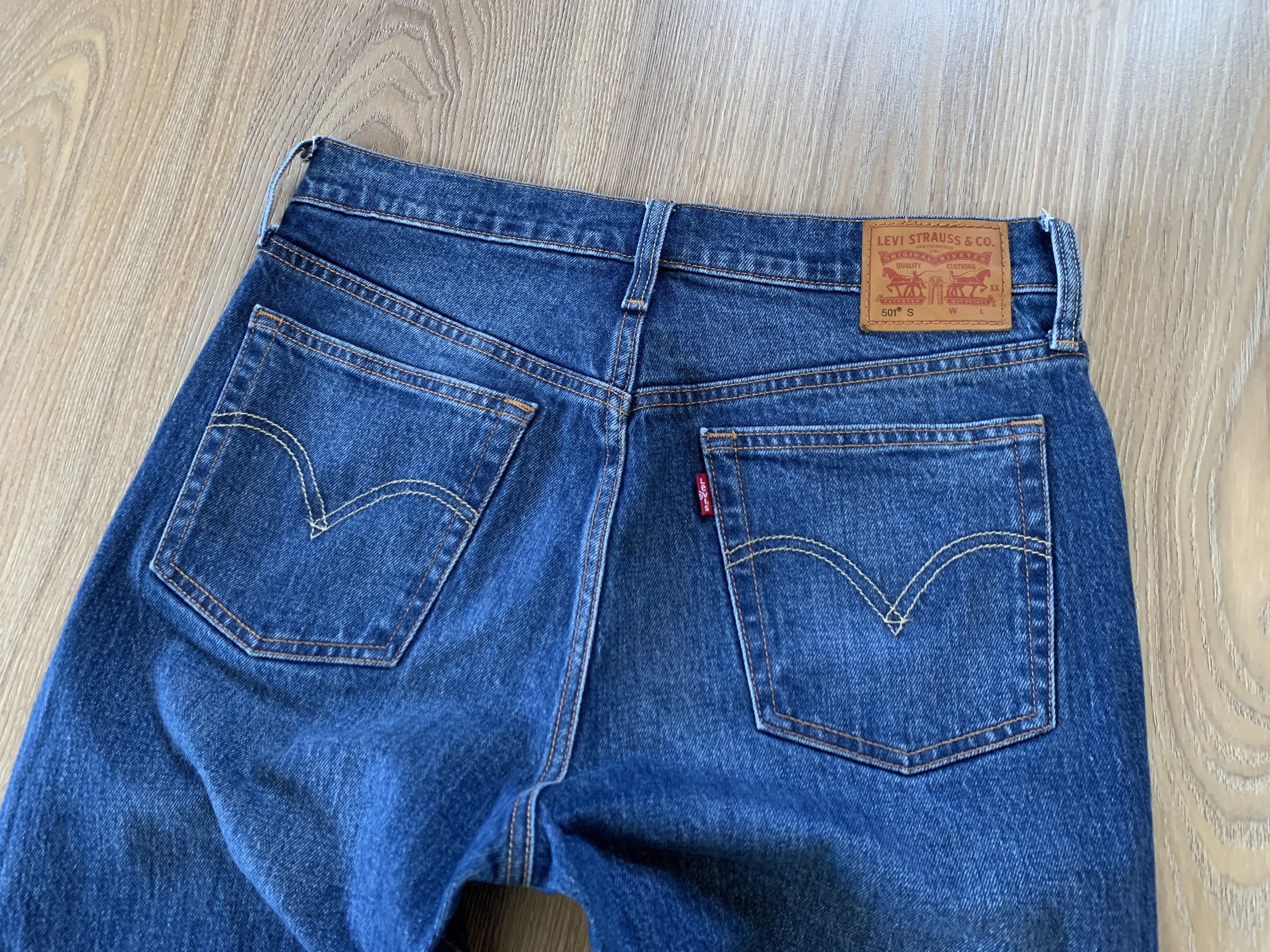 Levi's Women’s Levis 501 Blue Denim Jeans Size 28" / US 6 / IT 42 - 9 Thumbnail