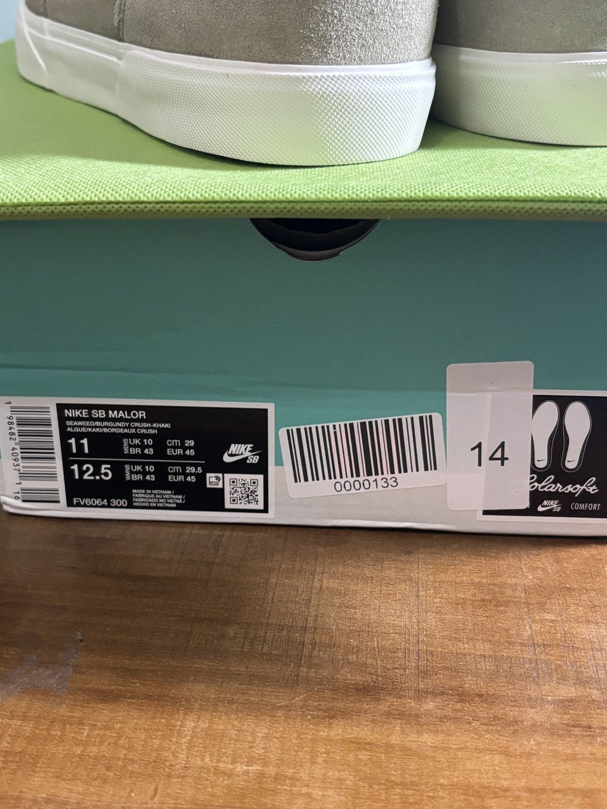 Nike Nike SB Malor Skate Shoes Size US 11 / EU 44 - 10 Thumbnail