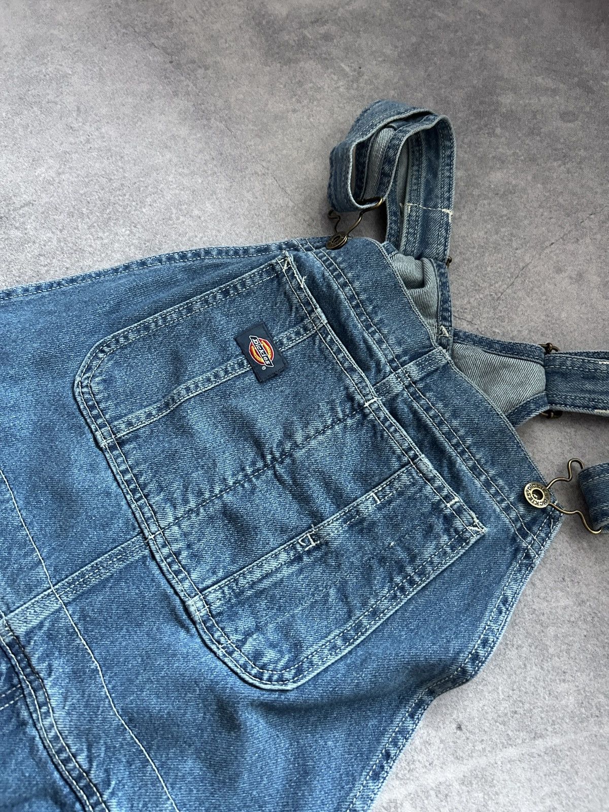 Dickies × Vintage Dickies jeans worker suit bib overalls mens Size M Size US 32 / EU 48 - 6 Thumbnail