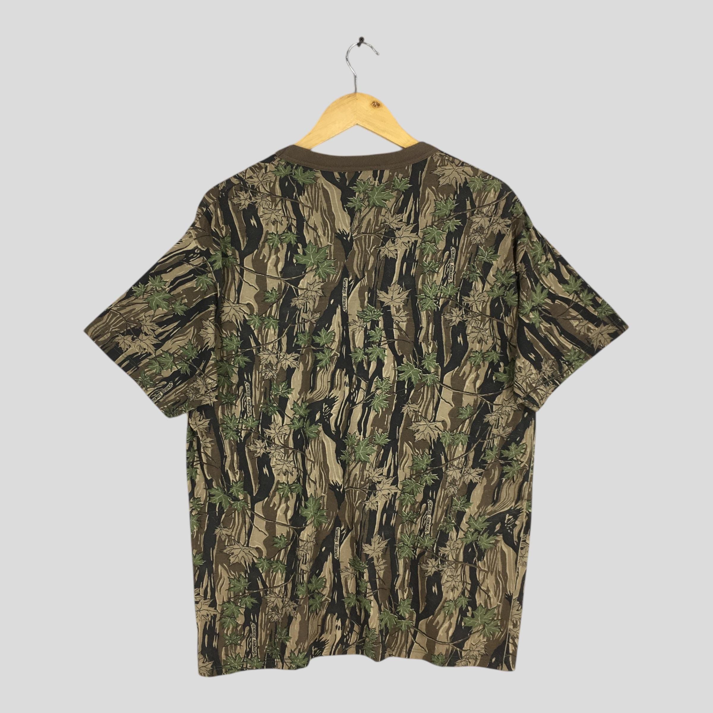 Realtree Vintage Real Tree Mossy Oak Green T shirt Large Size US L / EU 52-54 / 3 - 5 Thumbnail