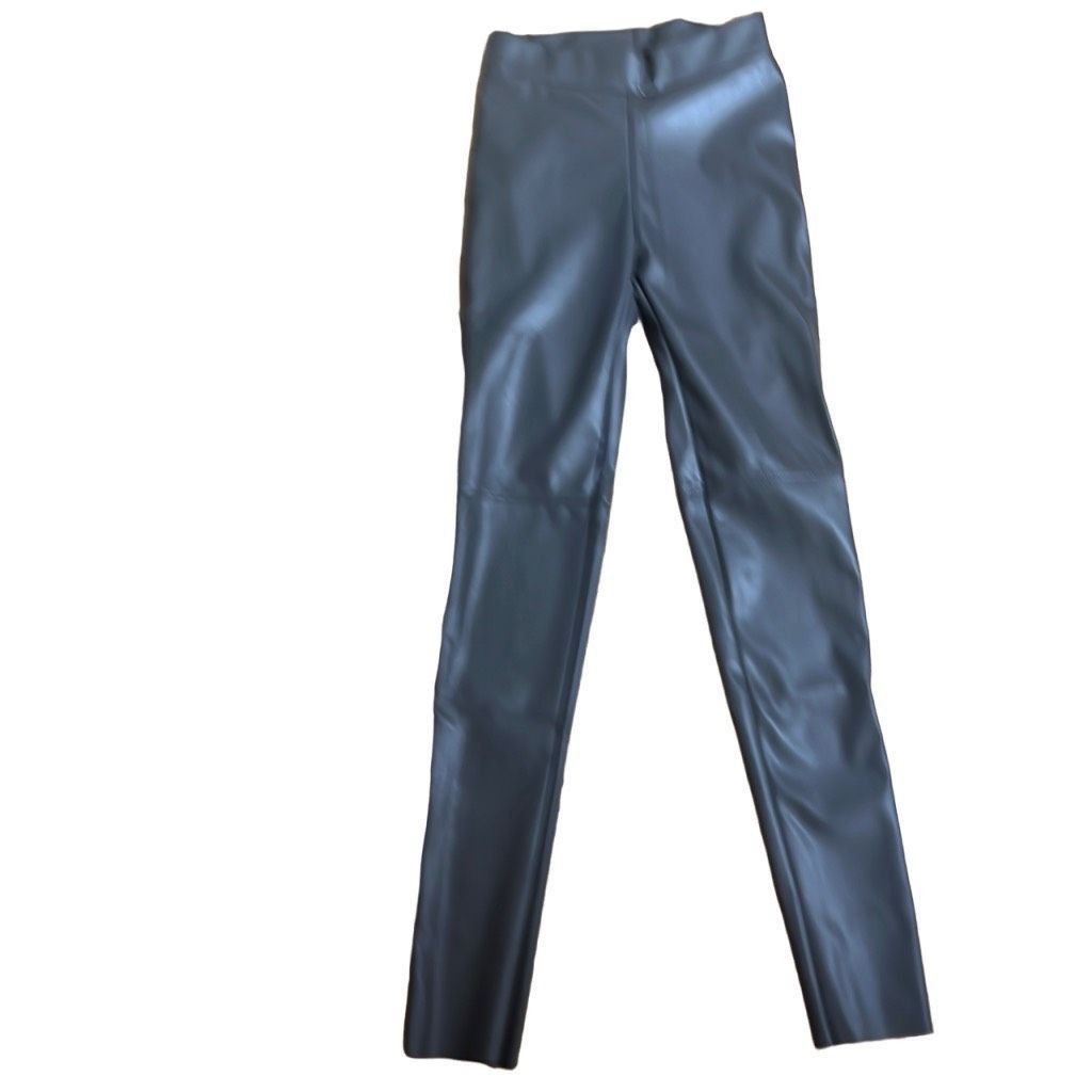 Wolford NWT Wolford Estella Faux Vegan Leggings Sz 8 Size 30" / US 8 / IT 44 - 6 Thumbnail