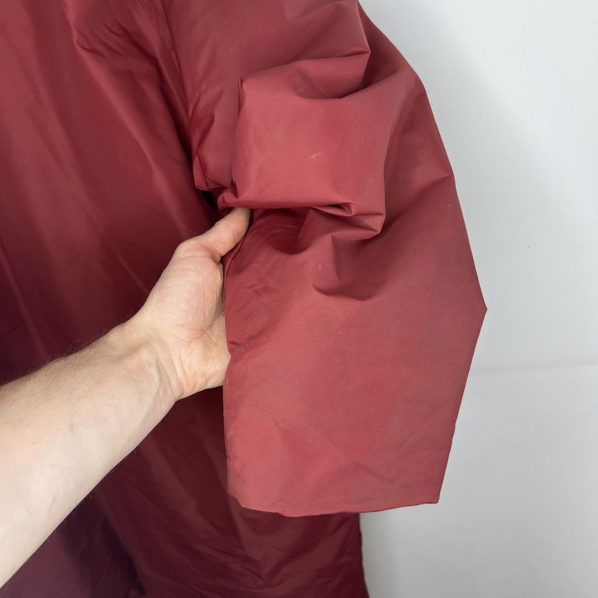 Moncler Vintage 90s Moncler Puffer Goose Down Jacket Red Nylon Size US XXL / EU 58 / 5 - 14 Thumbnail