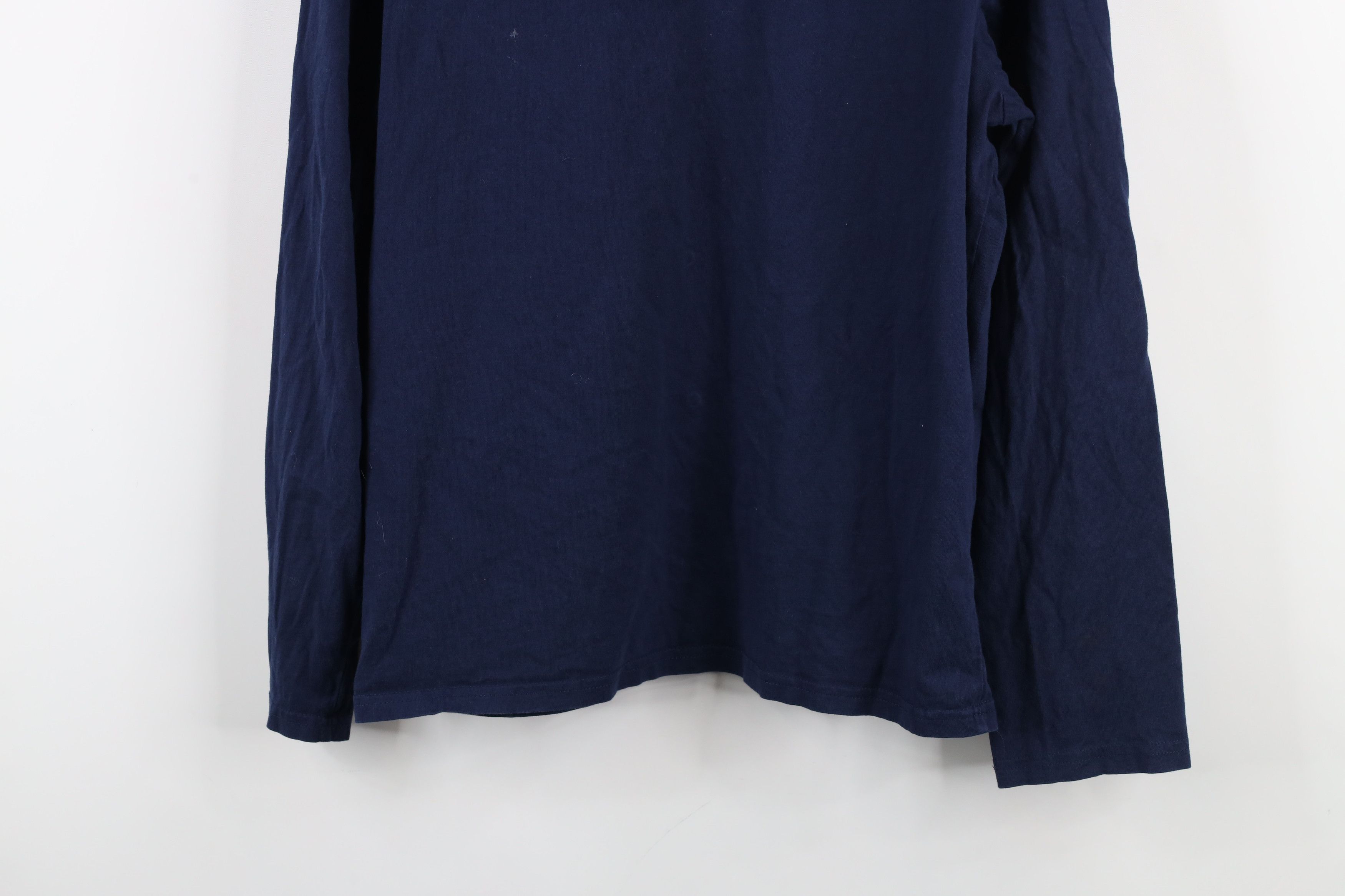 Ralph Lauren Vintage Ralph Lauren Spell Block Letter Hooded T-Shirt Blue Size US M / EU 48-50 / 2 - 14 Thumbnail