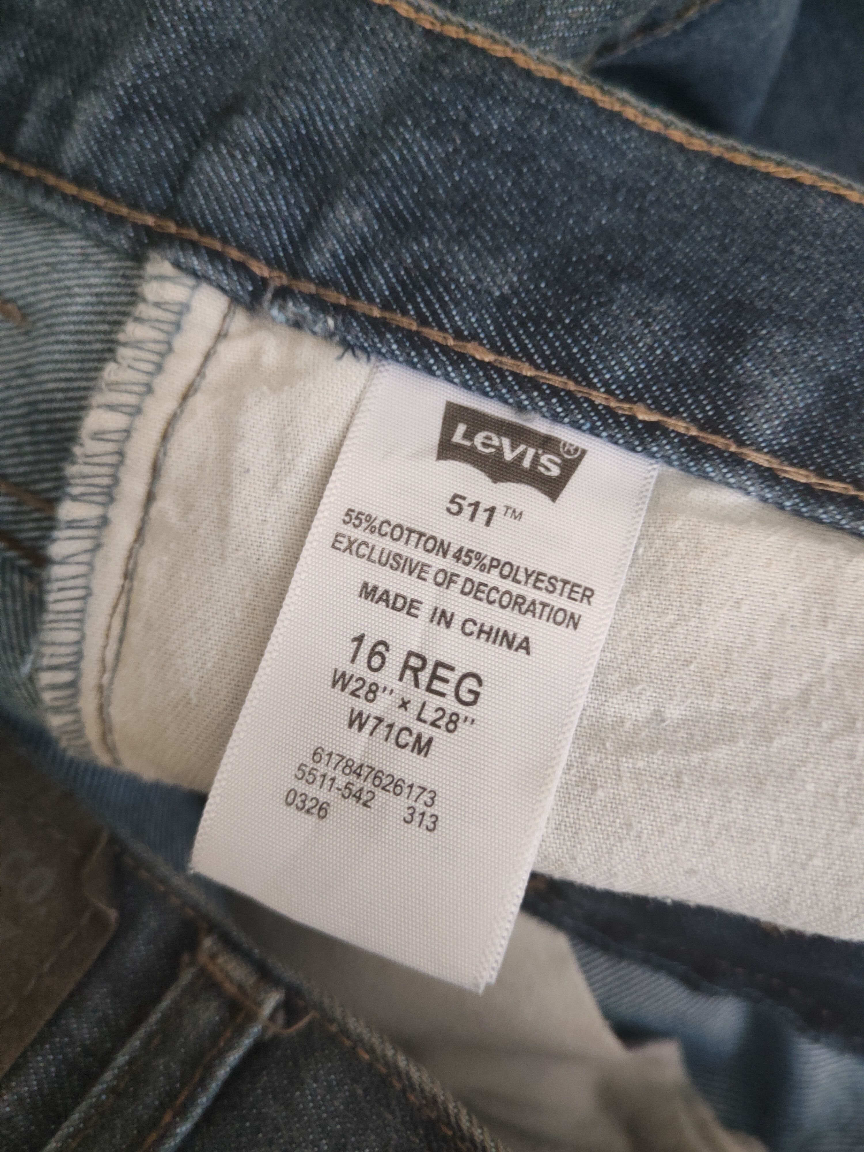 Levi's DL Levi's Dark Blue Distressed Ripped Jeans #2779 Size 28" / US 6 / IT 42 - 16 Thumbnail