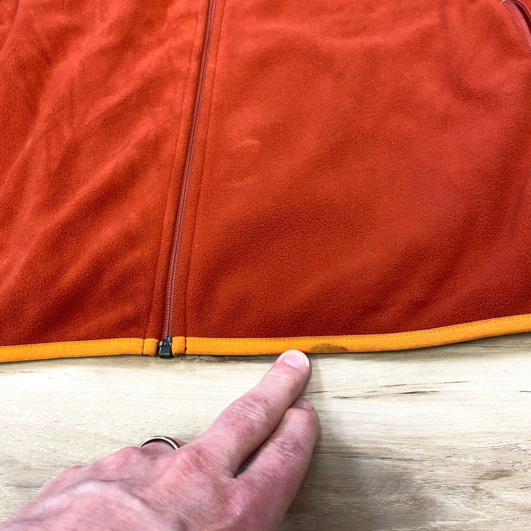 Vintage L.L. Bean Jacket Fleece Men XL Orange Polartec Full Zip Heritage Hiking Size US XL / EU 56 / 4 - 5 Thumbnail