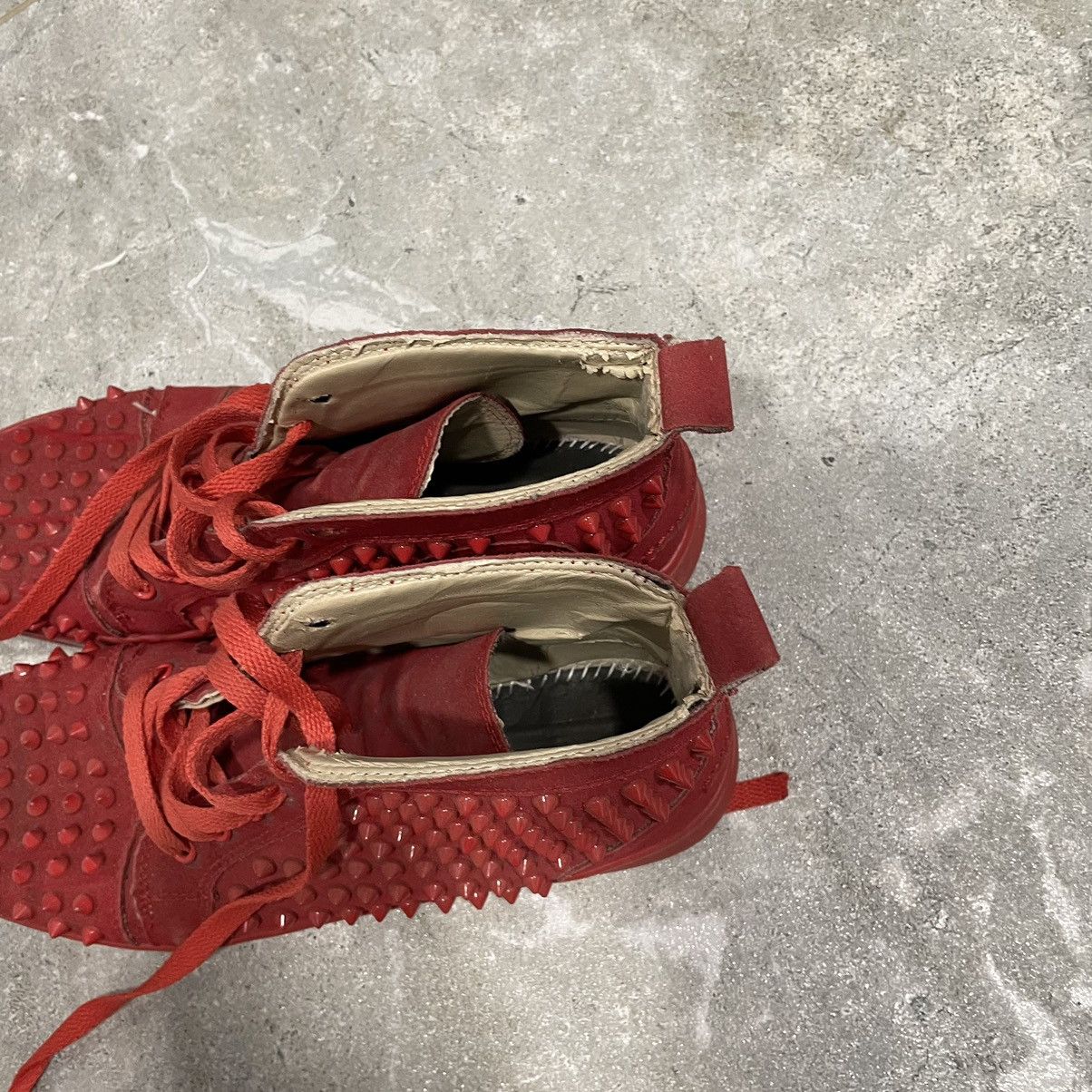 Christian Louboutin × If Six Was Nine 40 Christian louboutin spike chrome SHOES high sneakers red Size US 7 / EU 40 - 3 Thumbnail