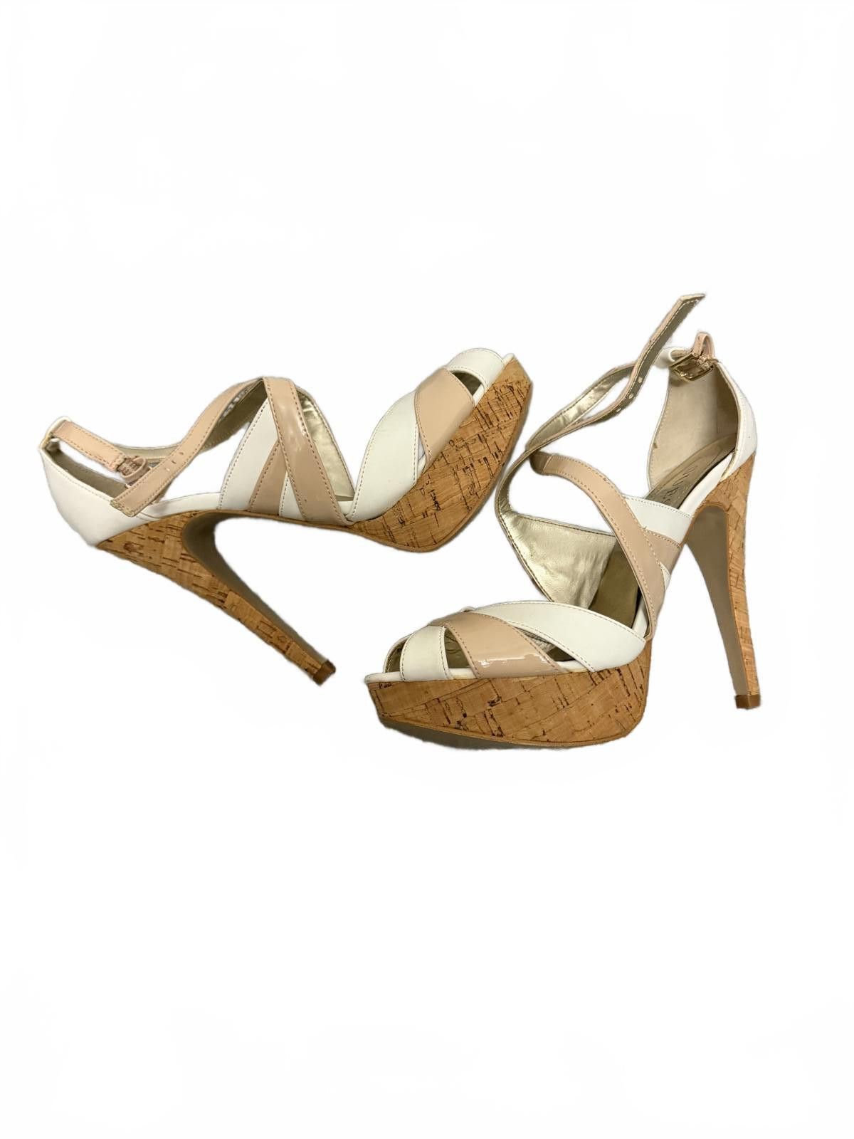 Guess Guess Women's Strappy Cork Platform Heels 6 M Size US 6 / IT 36 - 5 Thumbnail