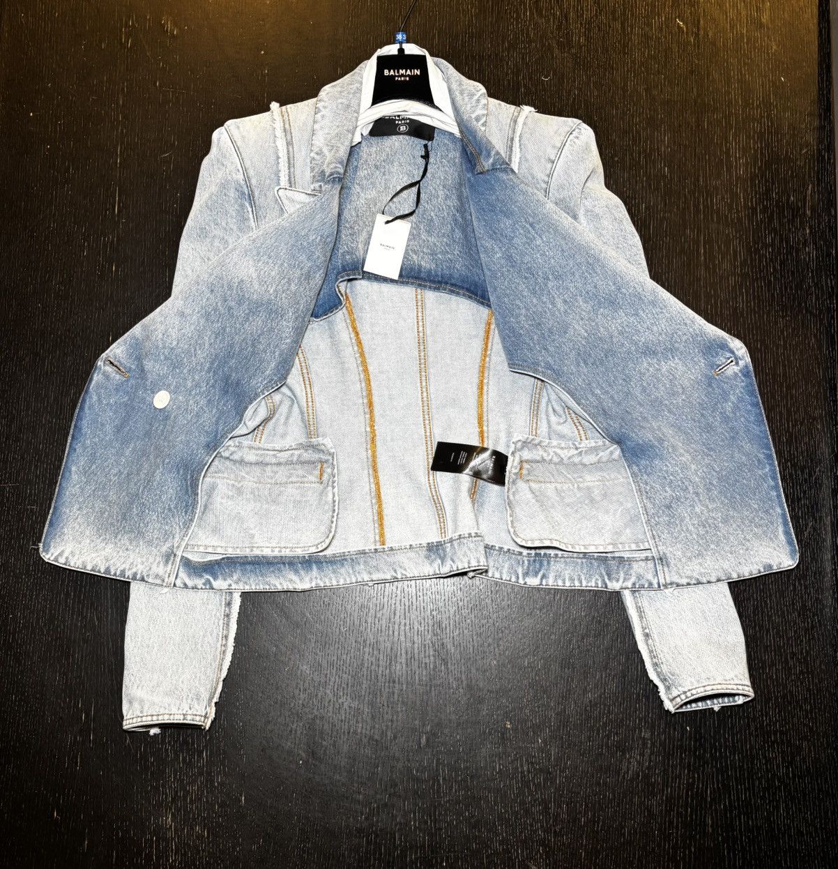 Balmain Balmain - denim blazer doublebreasted Size XS / US 0-2 / IT 36-38 - 12 Thumbnail