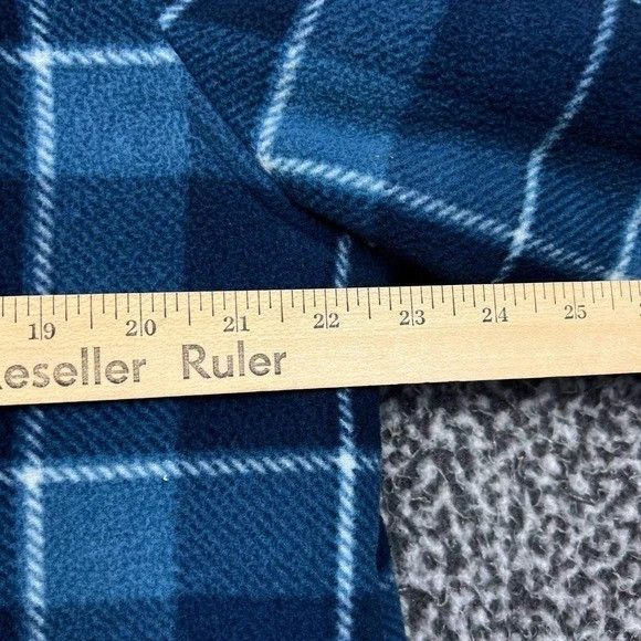 Voyage Voyager Shacket Men Blue Flannel Plaid Fleece Lined M Size US M / EU 48-50 / 2 - 4 Thumbnail