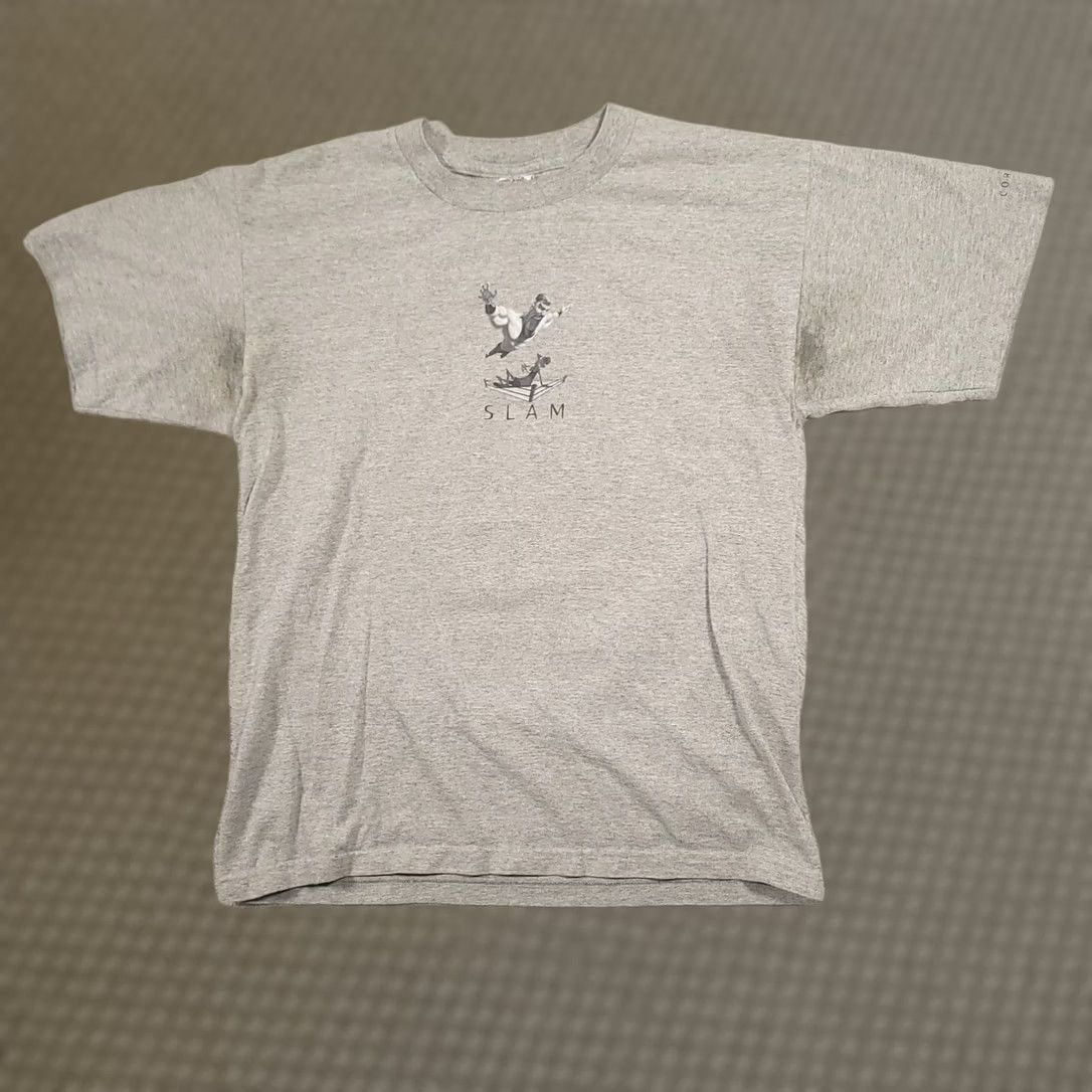 Vintage VINTAGE Core America T-Shirt Wrestling Gray L 90s Y2K Short Sleeve Crew Neck Mens Grunge Classic Vintage Size US L / EU 52-54 / 3 - 1 Thumbnail