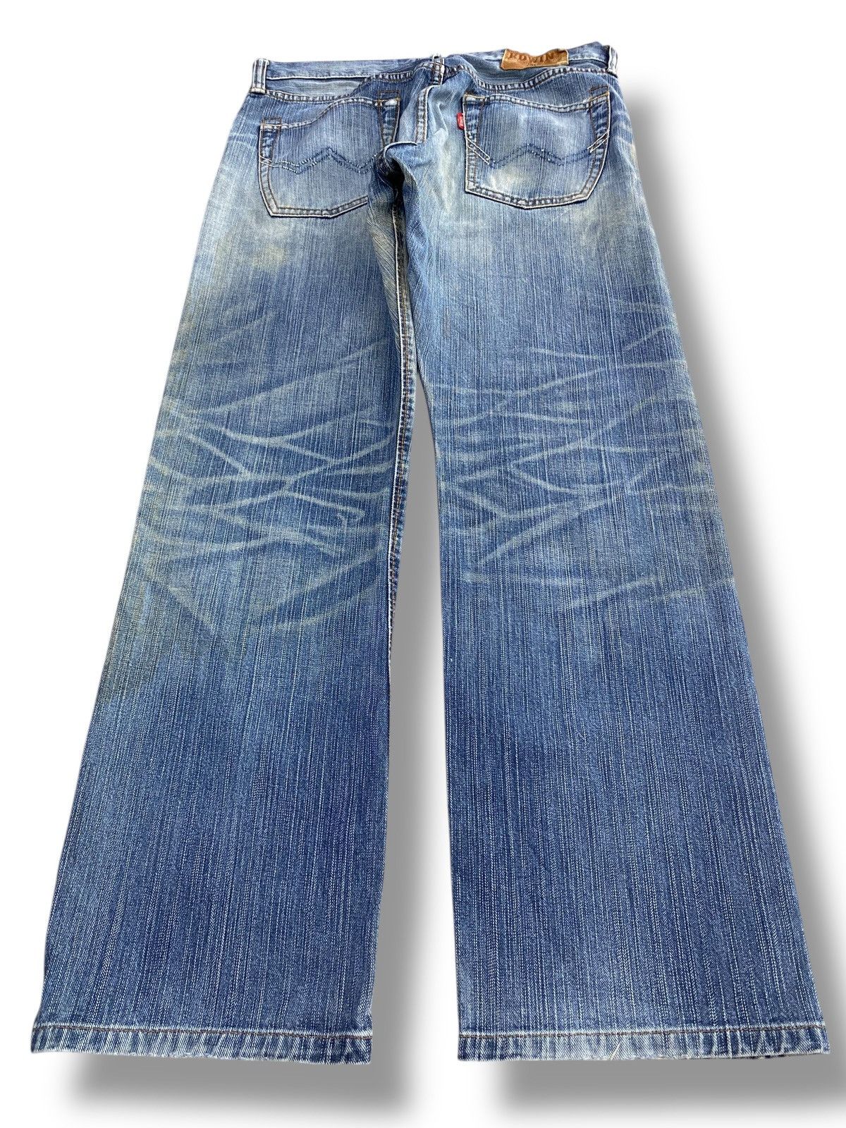 Edwin Vintage Edwin Whiskers Rusty Wash Style Loose Style Size US 32 / EU 48 - 3 Thumbnail