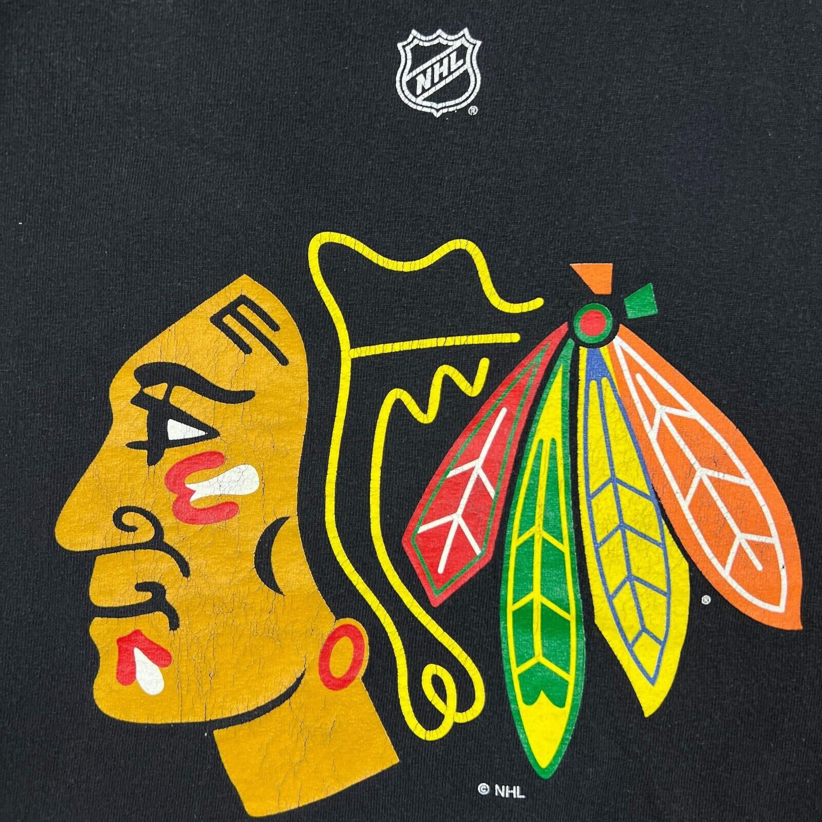 NHL × Reebok × Vintage Reebok Patrick Kane T Shirt Black Chicago Blackhawks NHL Tee Size US M / EU 48-50 / 2 - 2 Thumbnail