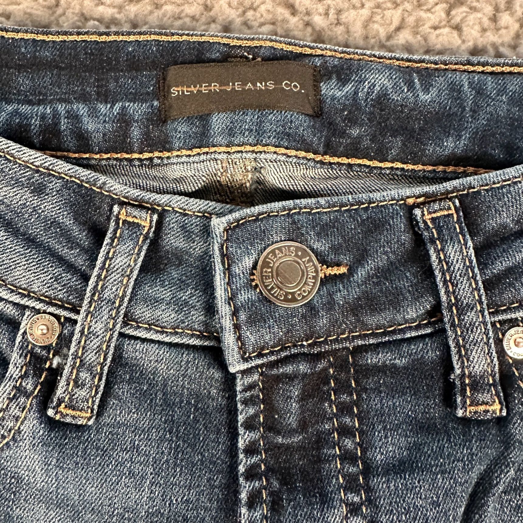 Silver Jeans Co. Silver Jeans Co Women's Jeans 27x32 Blue Suki Slim Bootcut Distressed Low Rise New Size 27" / US 4 / IT 40 - 4 Thumbnail