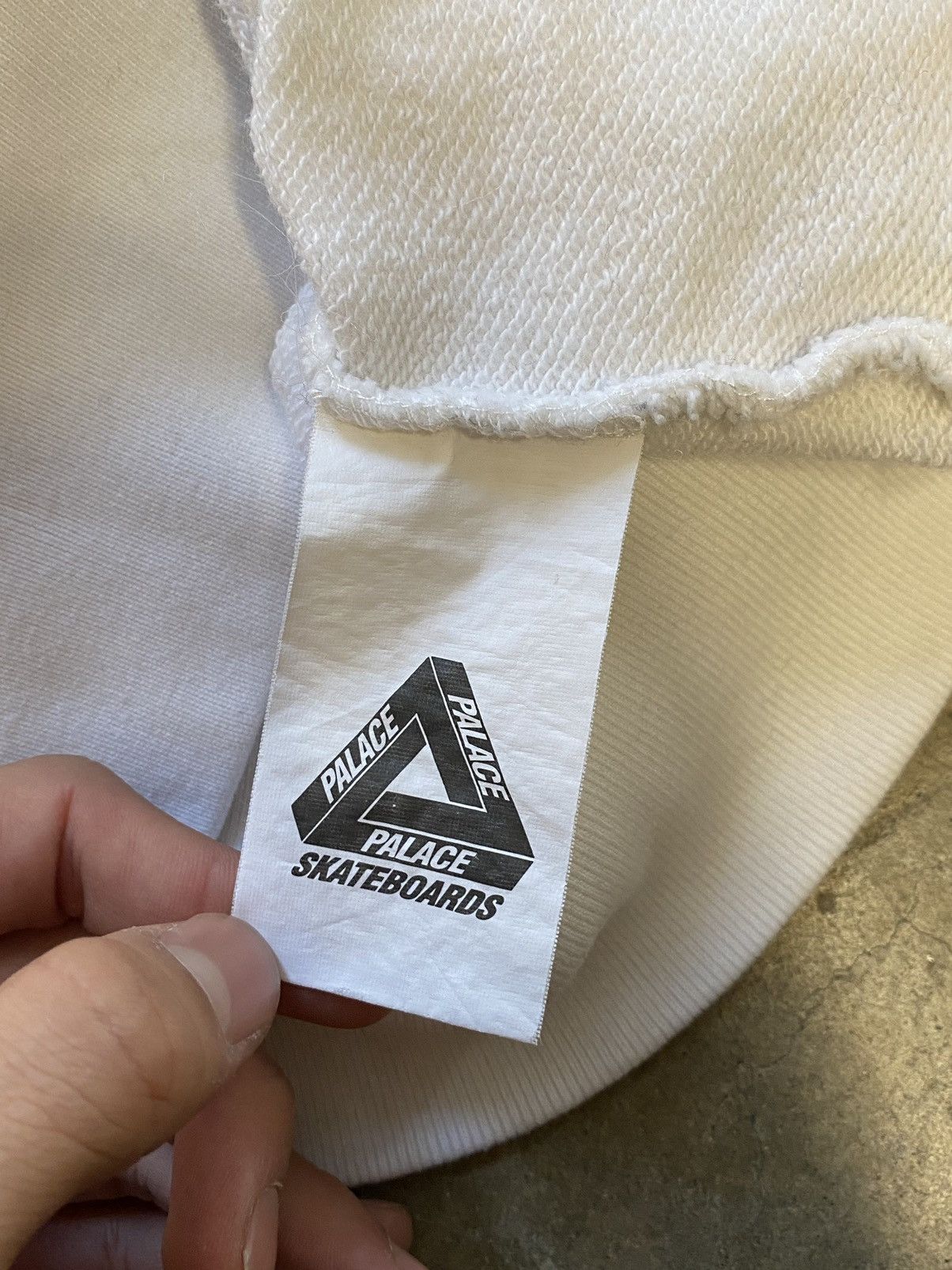 Palace Palace double ripe crewneck white red blue Size US S / EU 44-46 / 1 - 5 Thumbnail