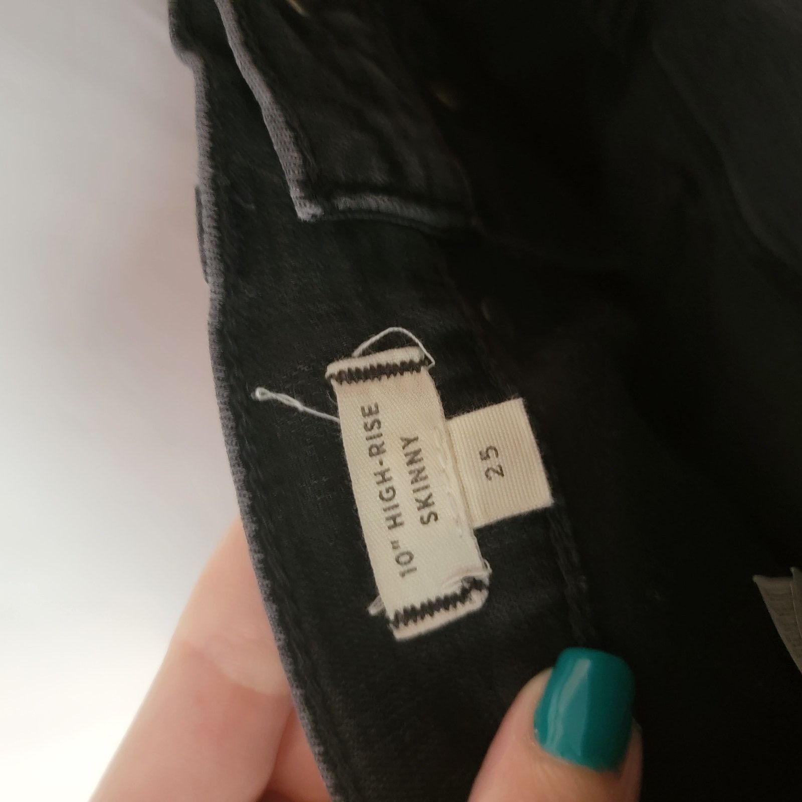 Madewell Madewell Black Skinny Jeans Size 25 Size 25" / US 0 / IT 36 - 4 Thumbnail