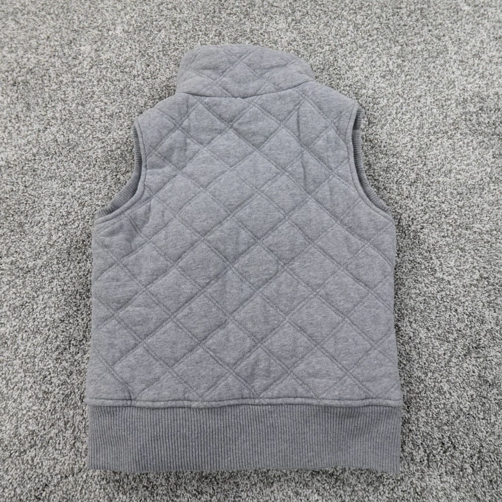 Vintage Aéropostale Vest Women Small Gray Quilted Jacket Zip Coat Preppy Outdoor Ladies Size S / US 4 / IT 40 - 7 Thumbnail