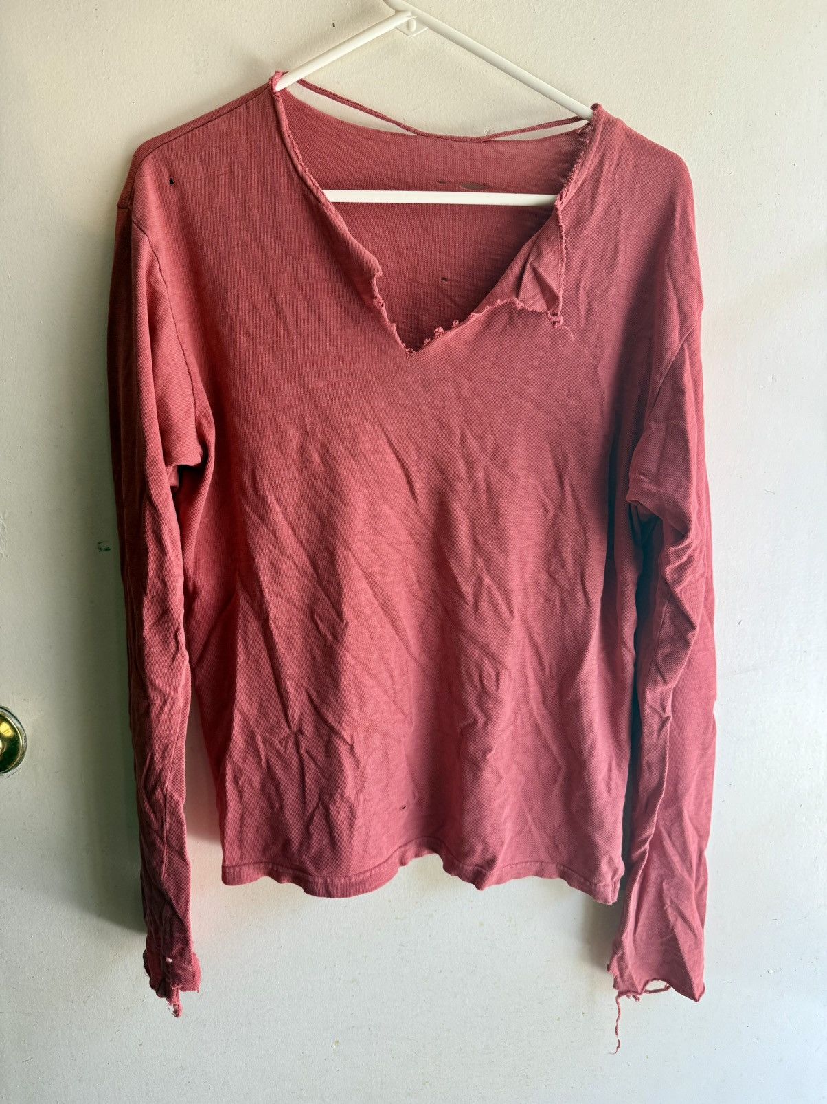 Kapital Thrashed and rare early 2000s long sleeve slub shirt Size US M / EU 48-50 / 2 - 1 Thumbnail