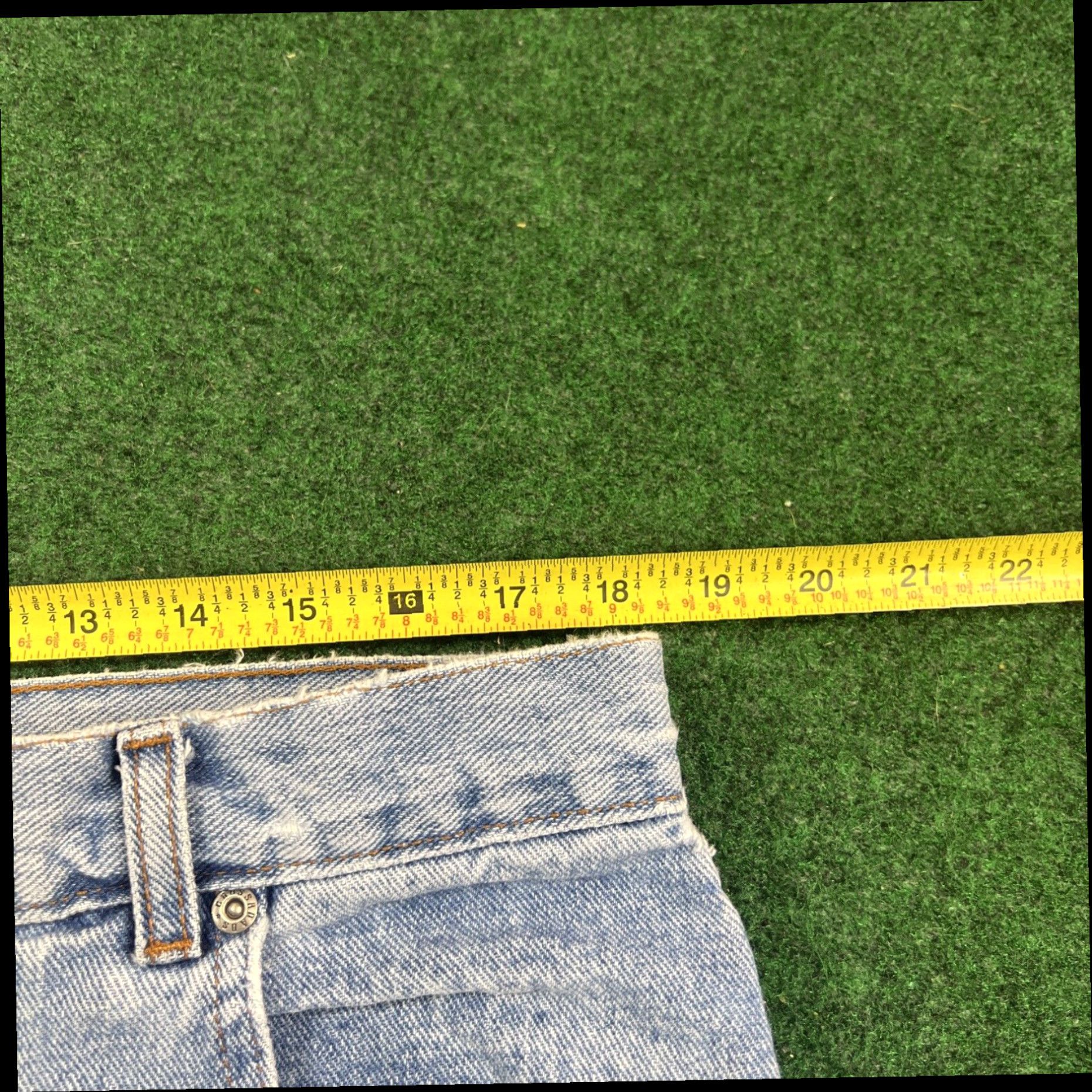 Vintage Crossroads Jeans Womens 18R Relaxed Straight Denim Pants Ladies Light Wash Size 40" / US 18 - 7 Thumbnail