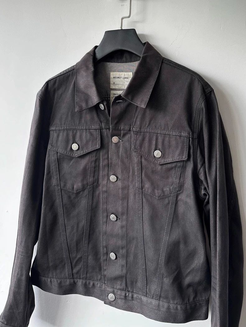 Helmut Lang HELMUT LANG black grey sz 46 classic 2 pocket raw silk denim Size US S / EU 44-46 / 1 - 2 Thumbnail