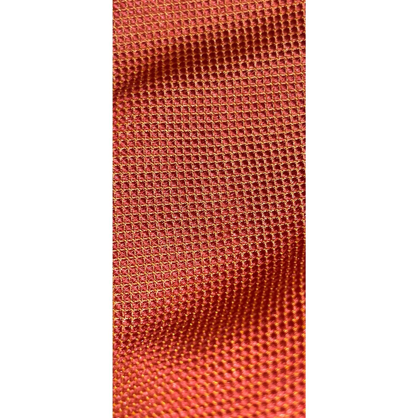 Andrew's Ties Zadi Andrew's Ties Orange/Brown Silk Made in Italy Necktie Size ONE SIZE - 12 Thumbnail