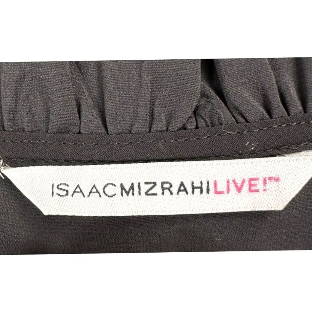 Isaac Mizrahi VINTAGE? No — Isaac Mizrahi Live Shirt Womens 22W Plus Black Geometric Long Sleeve Blouse NEW Size 3XL / US 20-22 - 4 Thumbnail