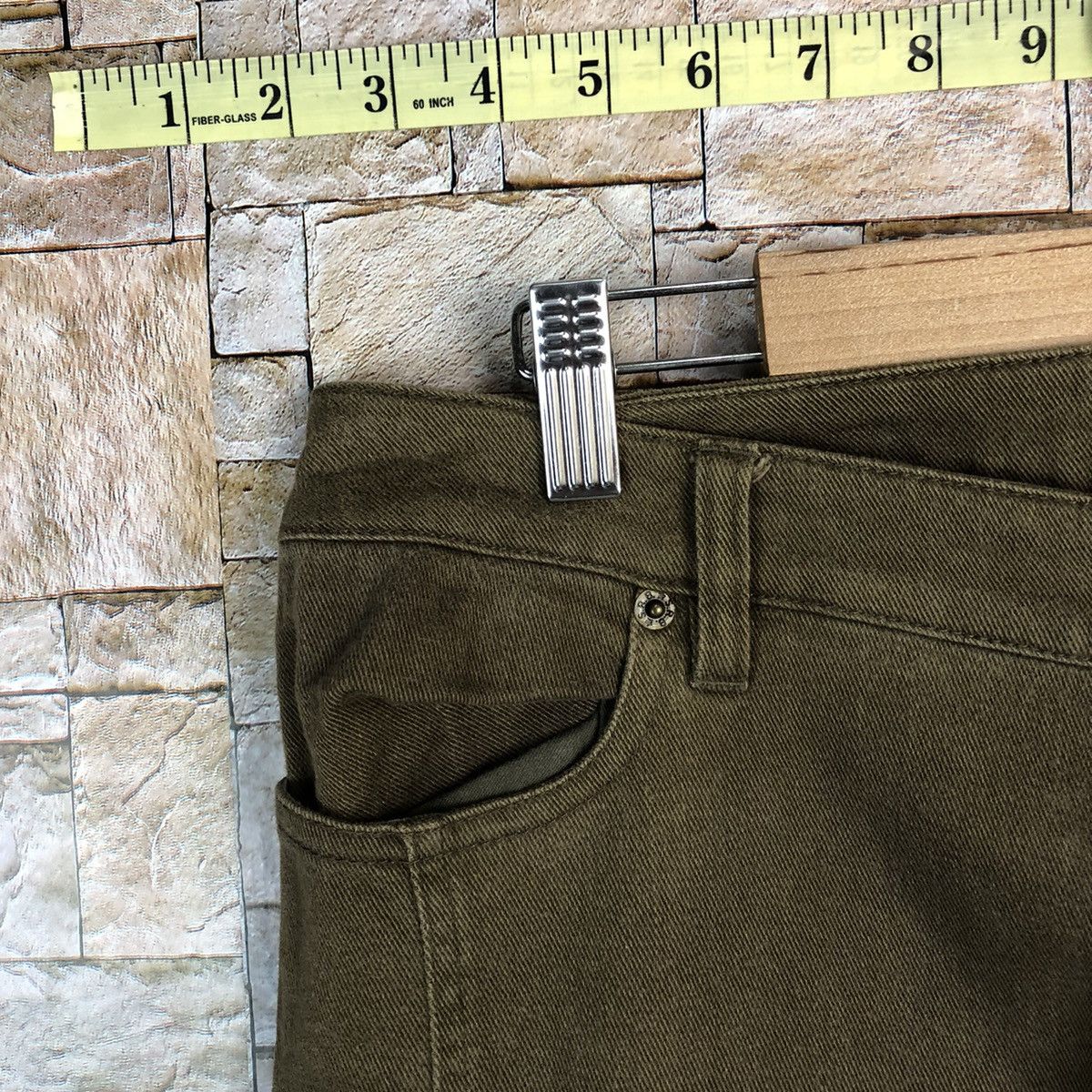 Japanese Brand Sarah Band Brown Cargo Multipocket Pants #A590 Size US 31 - 7 Thumbnail