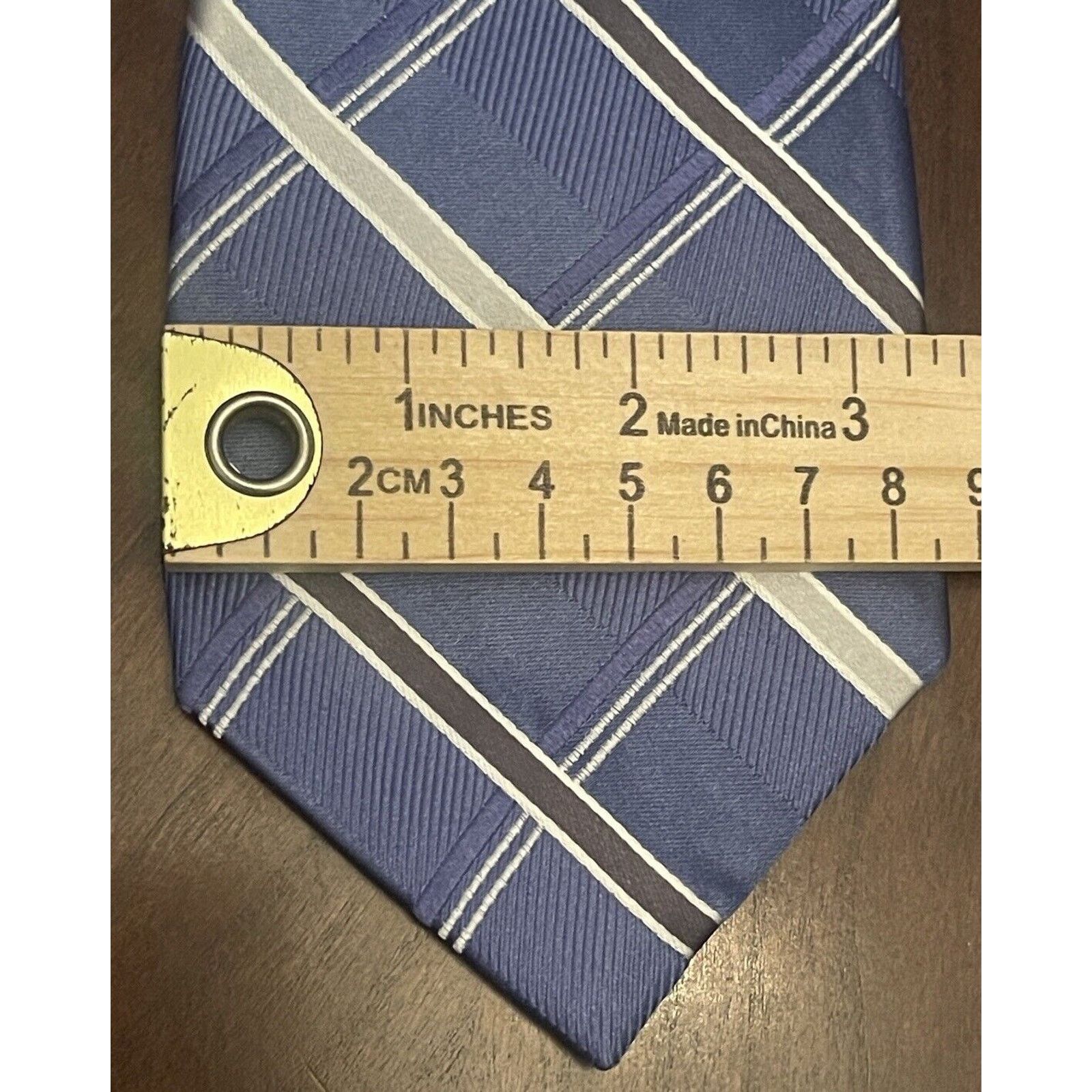 Michael Kors Michael Michael Kors Blue Gray 100% Silk Made In China Size ONE SIZE - 4 Thumbnail