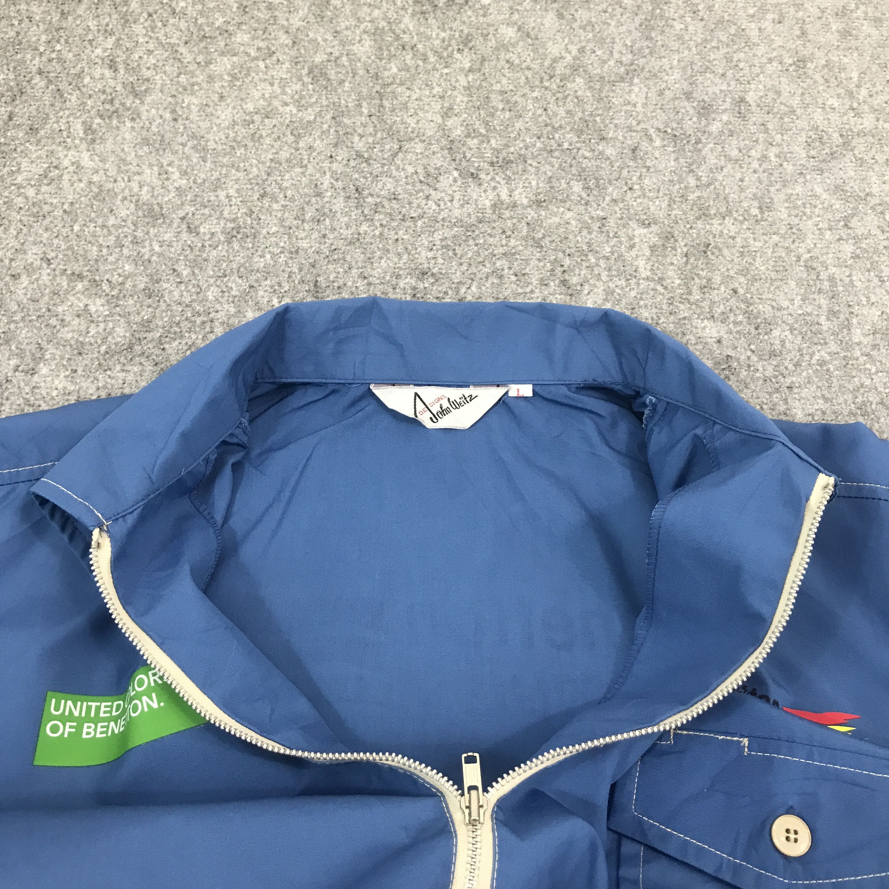 Benetton × Japanese Brand Vtg Benetton Formula 1 Racing Team Japan jacket Size US L / EU 52-54 / 3 - 5 Thumbnail