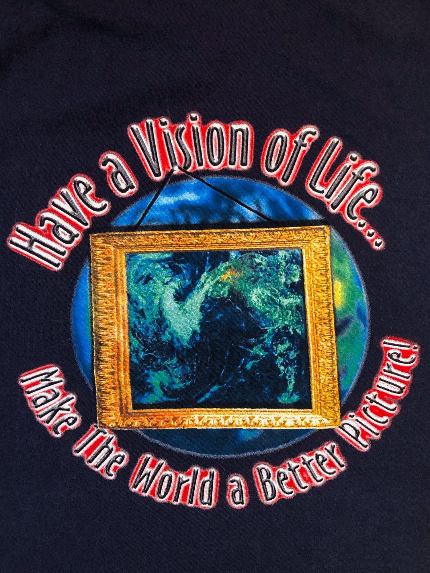 Jerzees × Vintage 2000 Earth Day T-Shirt Size US M / EU 48-50 / 2 - 3 Thumbnail