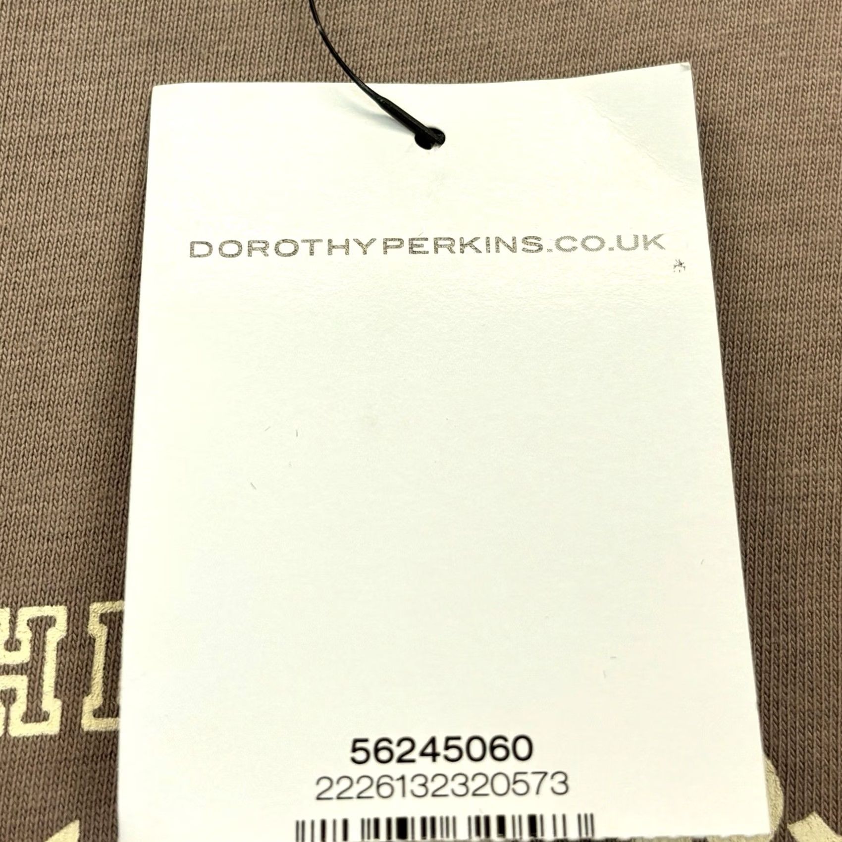 Vintage Dorothy Perkins T Shirt Brown Top Crew Neck Short Sleeve New With Tags Women’s EU44 UK16 Casual Basic Cotton 100% VINTAGE? No (adjusted) Size XXL / US 16-18 / IT 52-54 - 4 Thumbnail